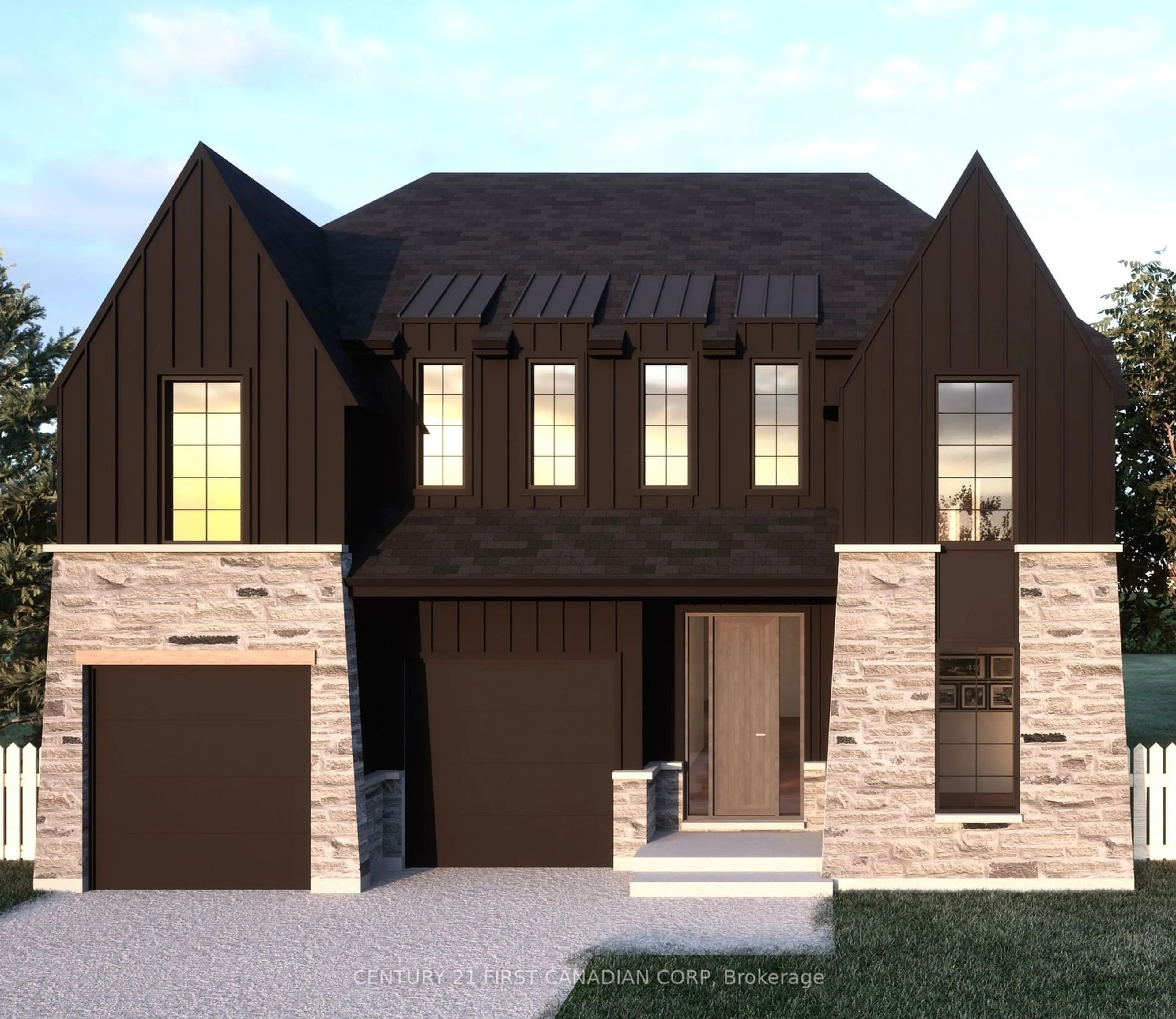 Home with brick exterior material for LOT 23 FOXBOROUGH Pl, Thames Centre Ontario N0M 2P0