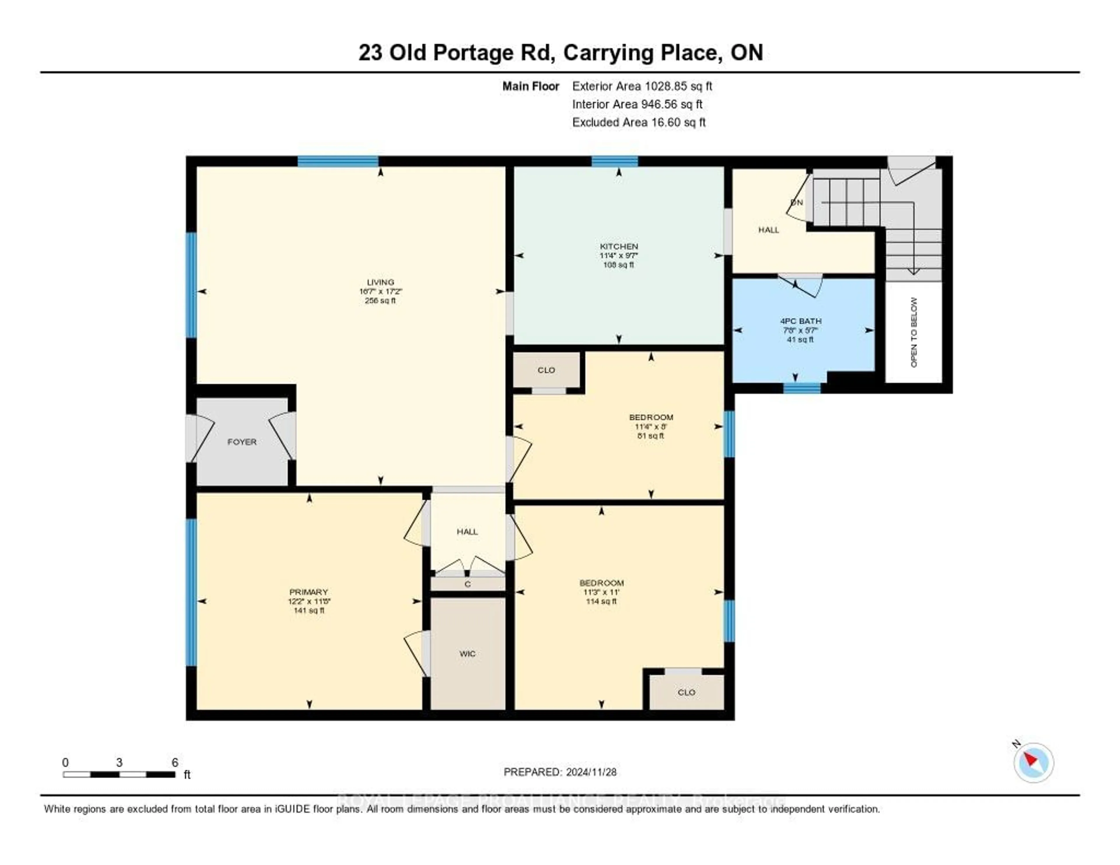 Floor plan for 23B Old Portage Rd, Prince Edward County Ontario K0K 1L0