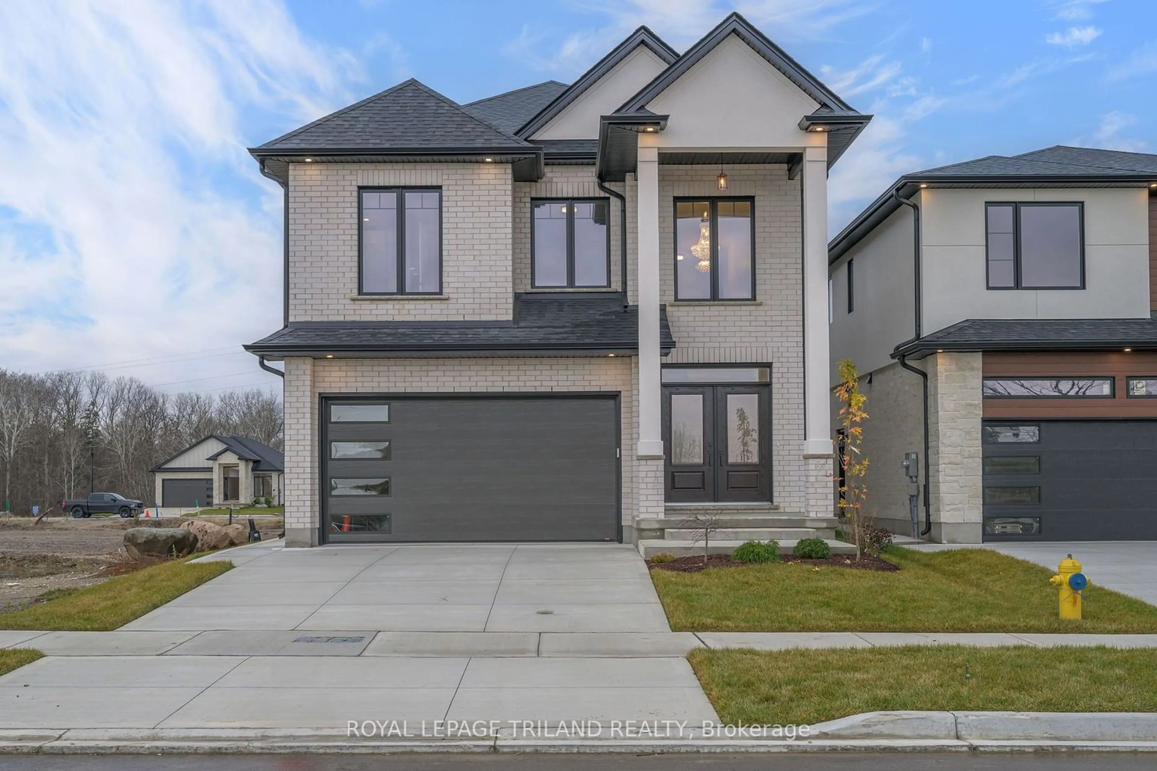 Frontside or backside of a home, the street view for 4211 Liberty Crossing, London Ontario N6P 0L1