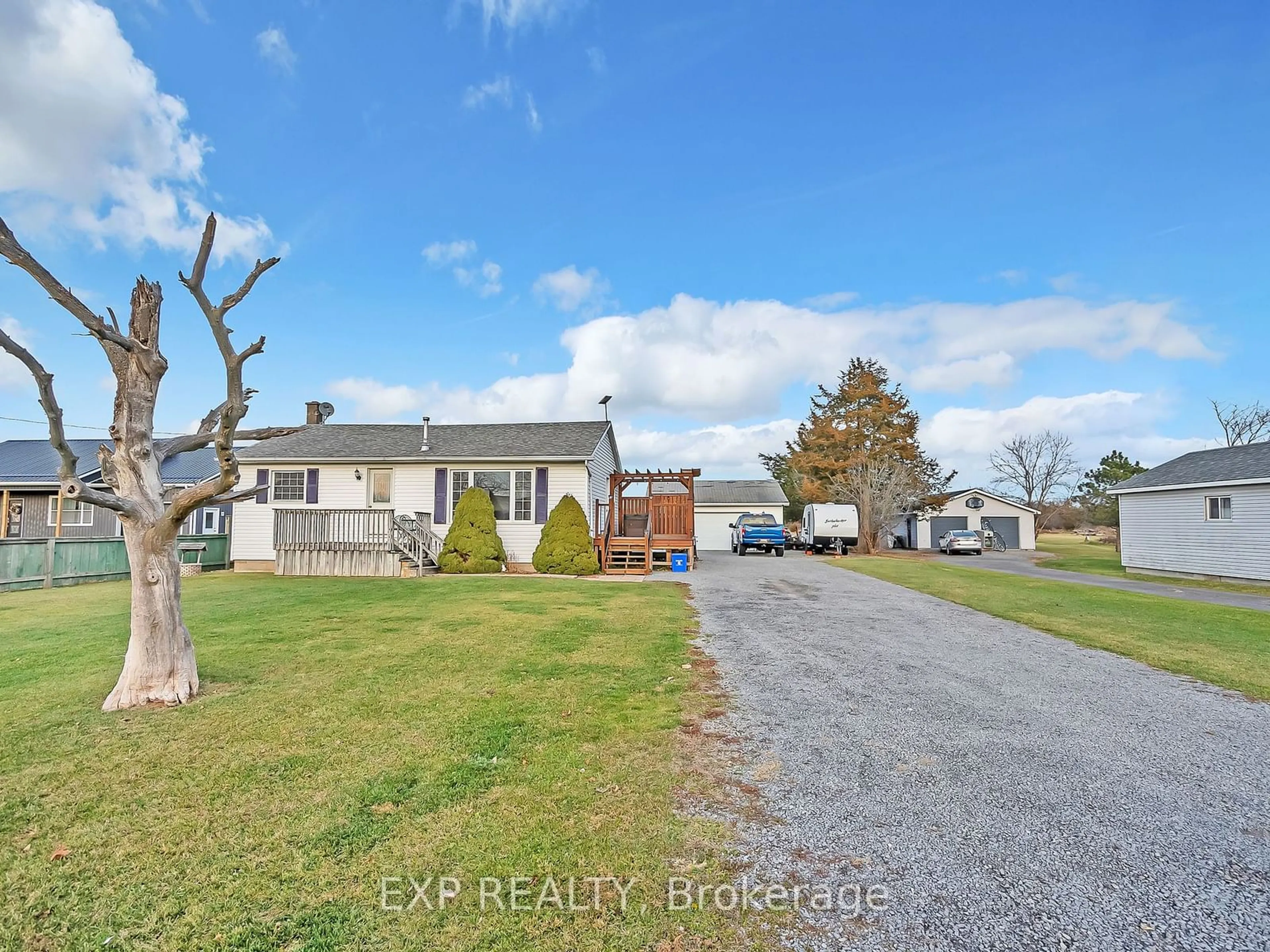 Frontside or backside of a home, the street view for 2686 County Road 5, Prince Edward County Ontario K0K 1W0