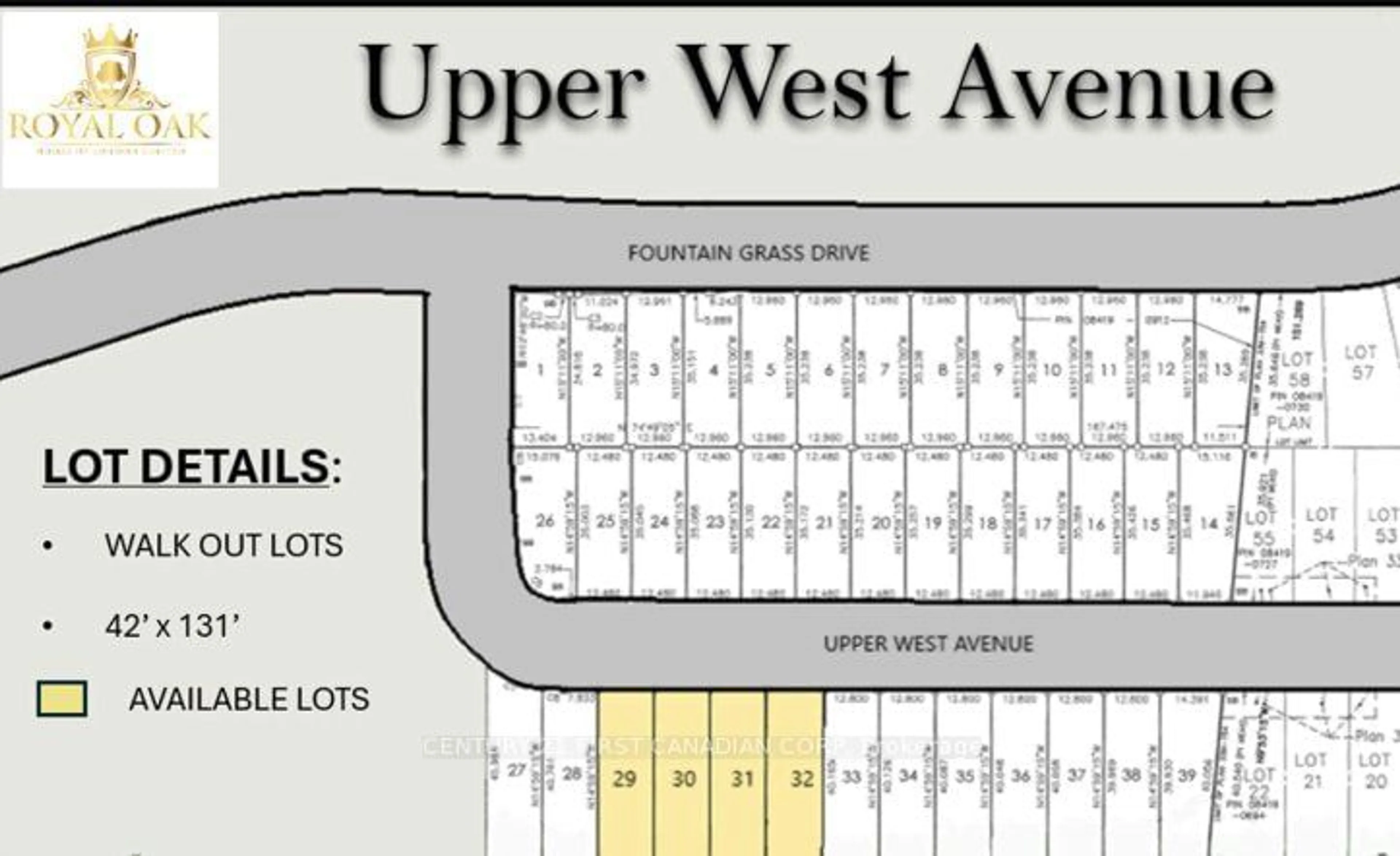 Floor plan for Lot 30 Upper West Ave, London Ontario N6K 0J2