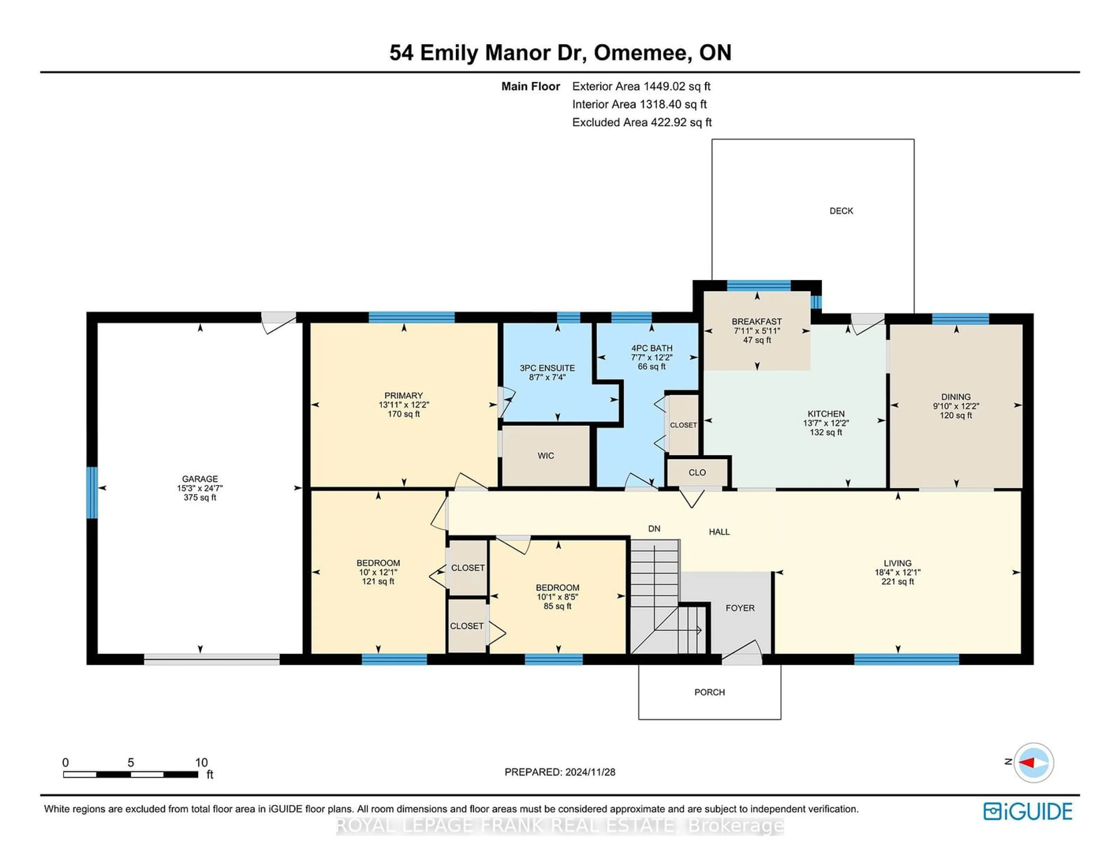 Floor plan for 54 Emily Manor Dr, Kawartha Lakes Ontario K0L 2W0