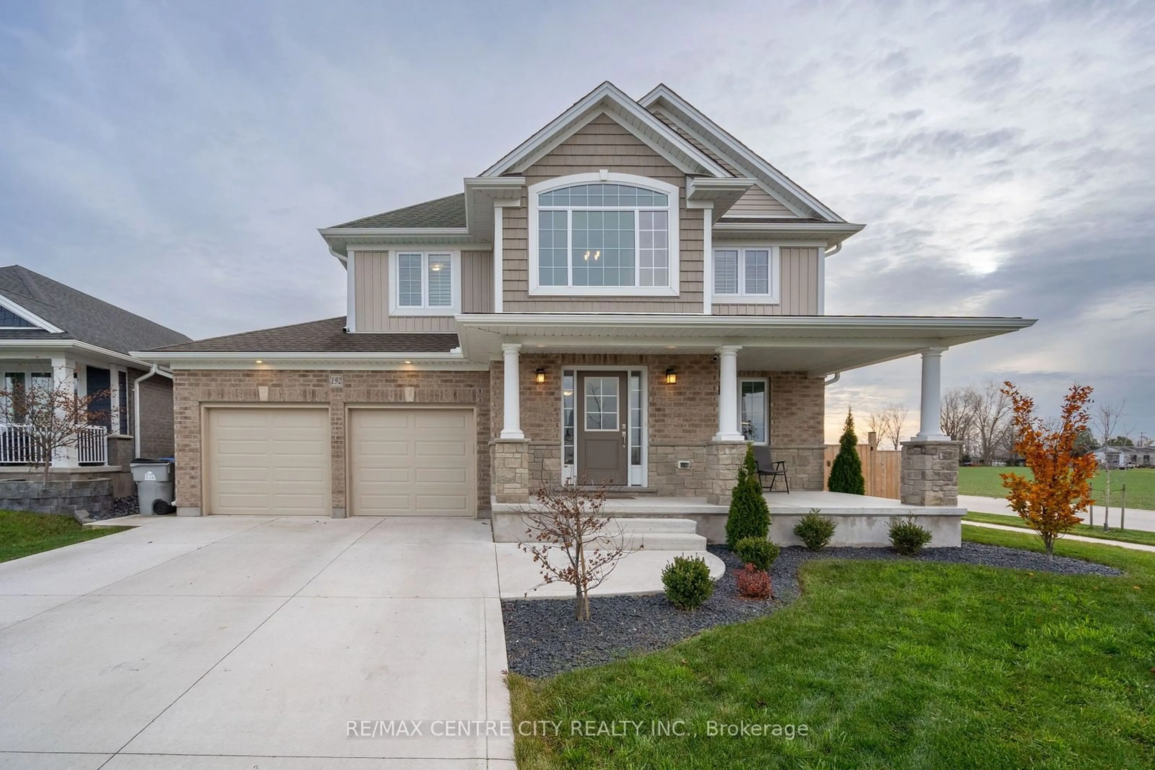 Frontside or backside of a home, the street view for 192 Everett Lane, Strathroy-Caradoc Ontario N7G 3H8