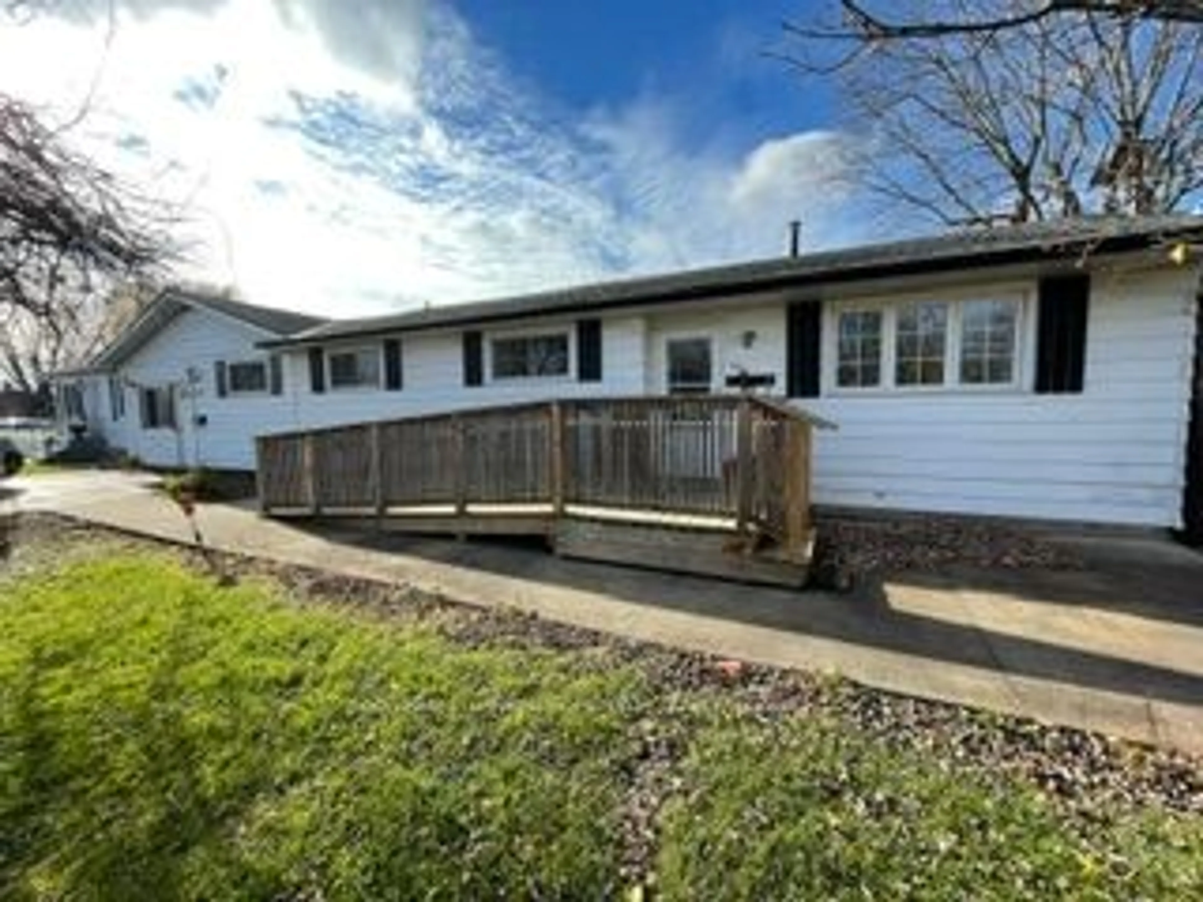 Frontside or backside of a home, the fenced backyard for 1303 Spears Rd, Fort Erie Ontario L2A 4N5