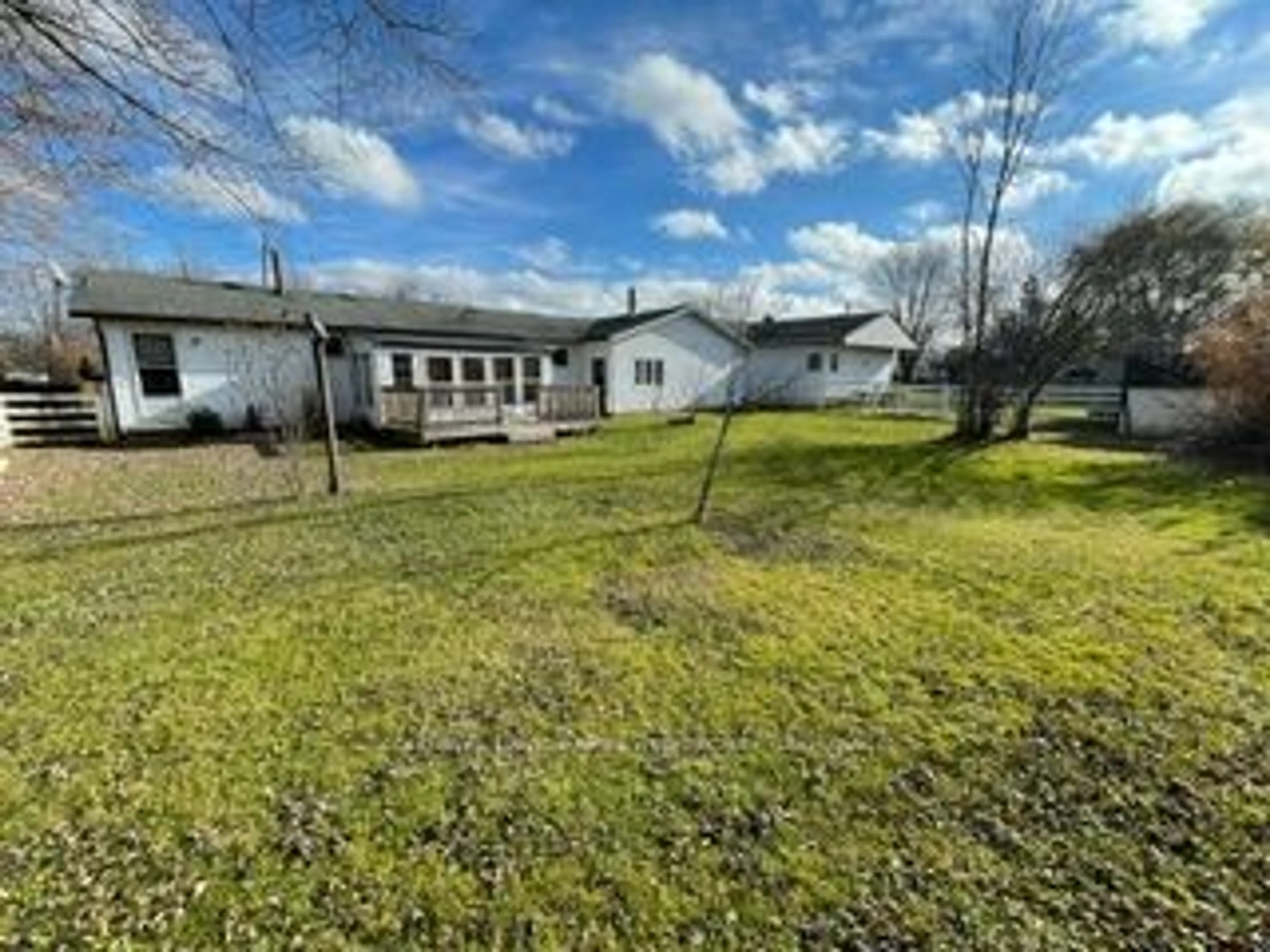 Frontside or backside of a home, the fenced backyard for 1303 Spears Rd, Fort Erie Ontario L2A 4N5