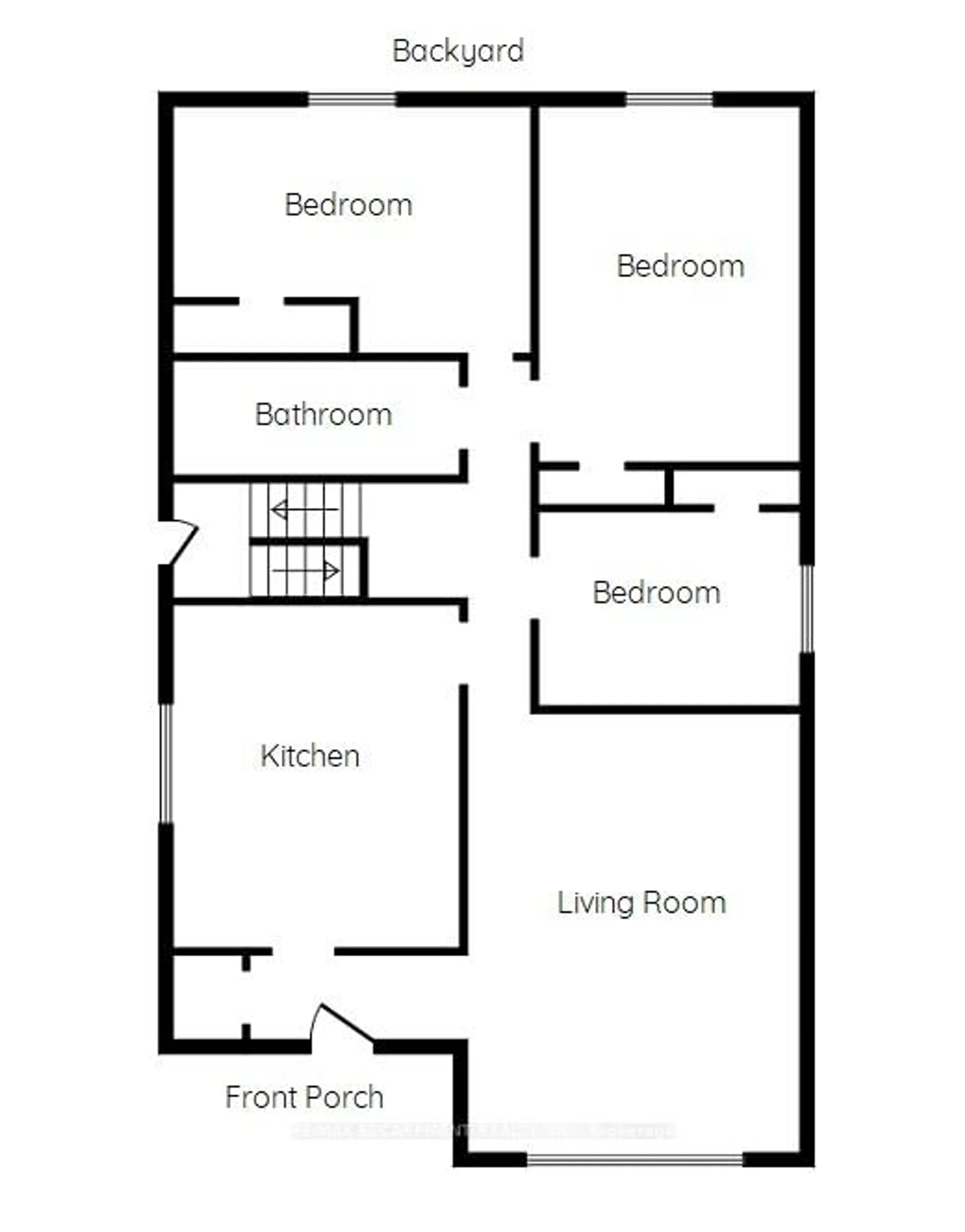 Floor plan for 57 Cameo Ave, Hamilton Ontario L8V 2H2