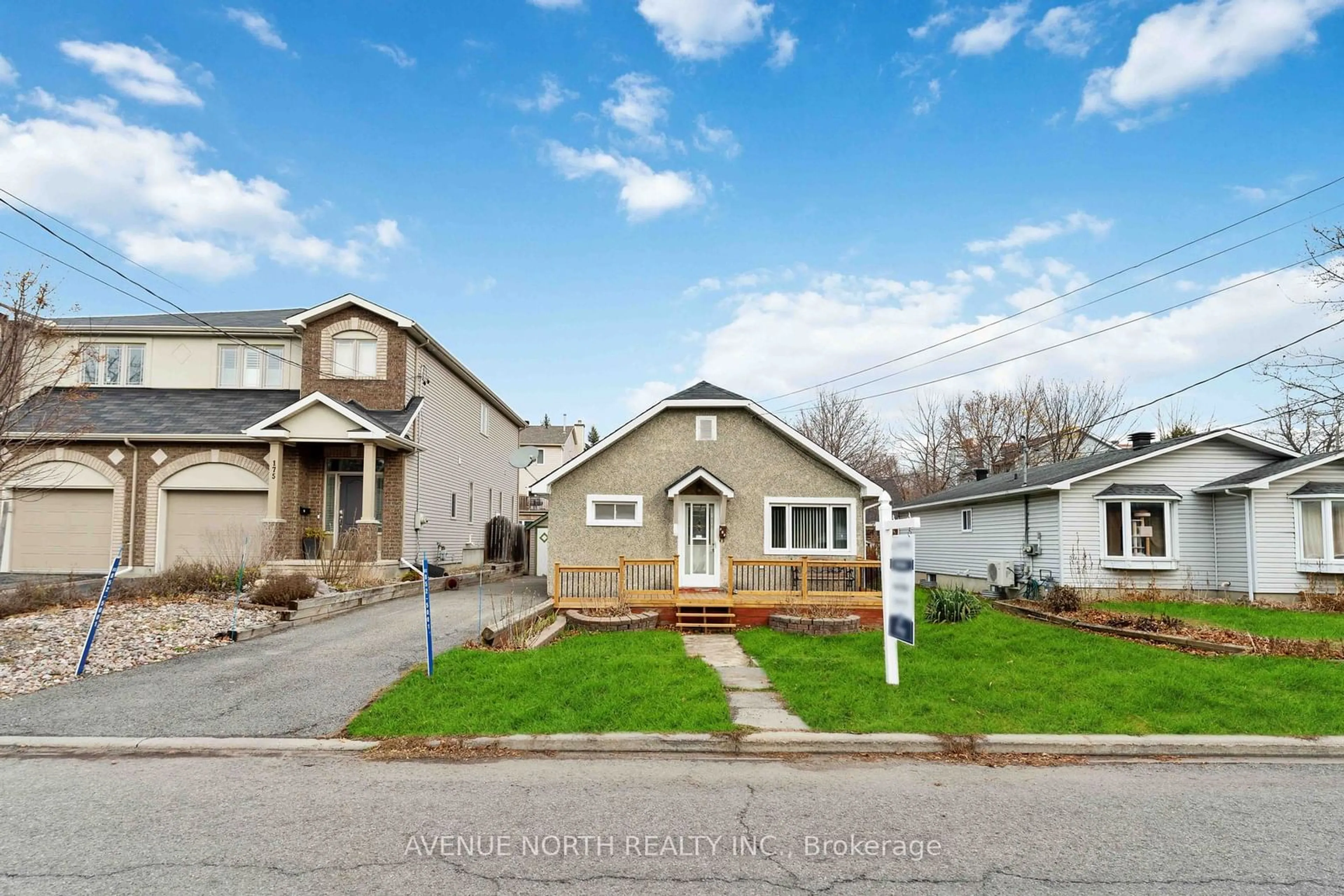 Frontside or backside of a home, the street view for 177 Compton Ave, Woodroffe Ontario K2B 5A6