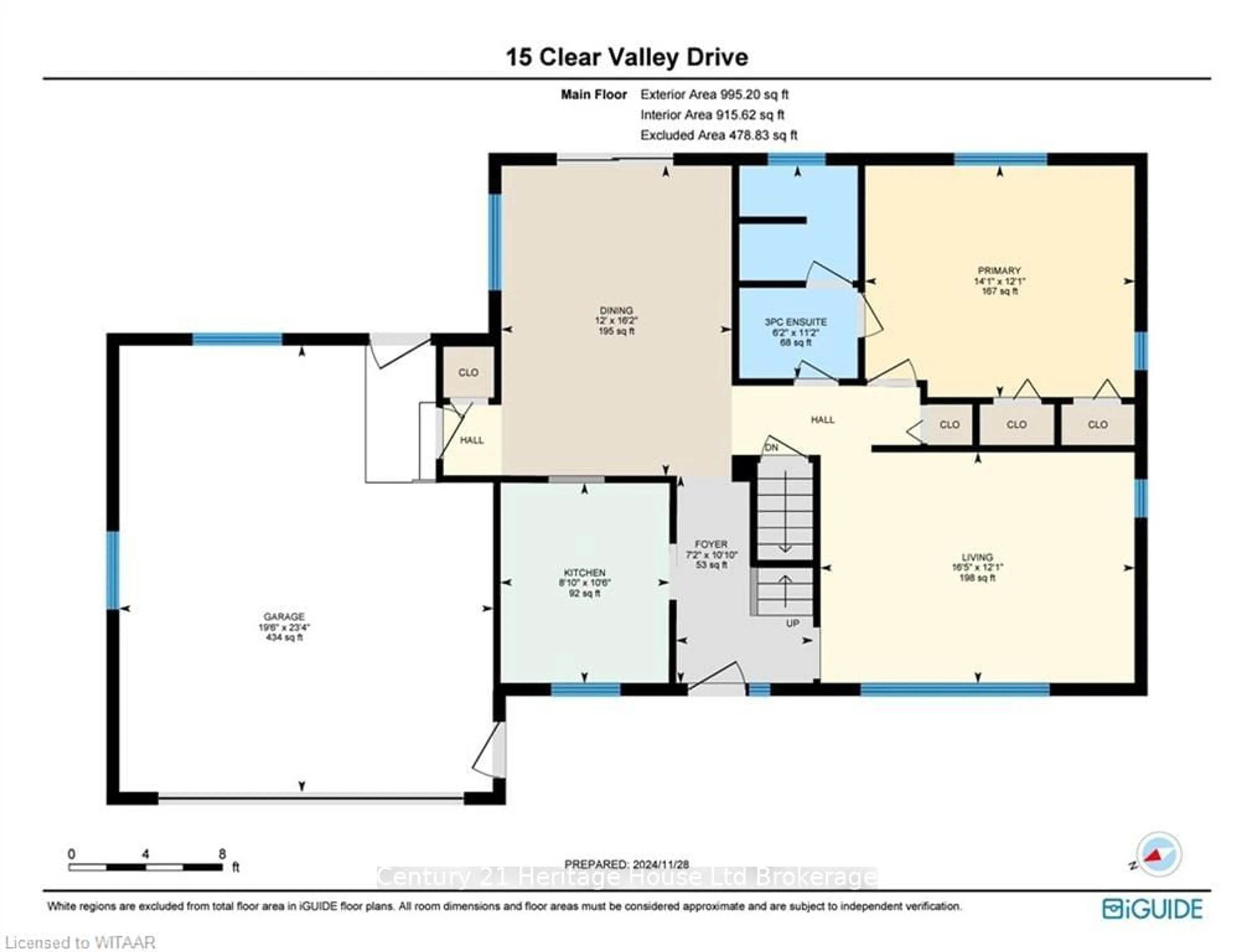 Floor plan for 15 CLEAR VALLEY Dr, Tillsonburg Ontario N4G 4X9