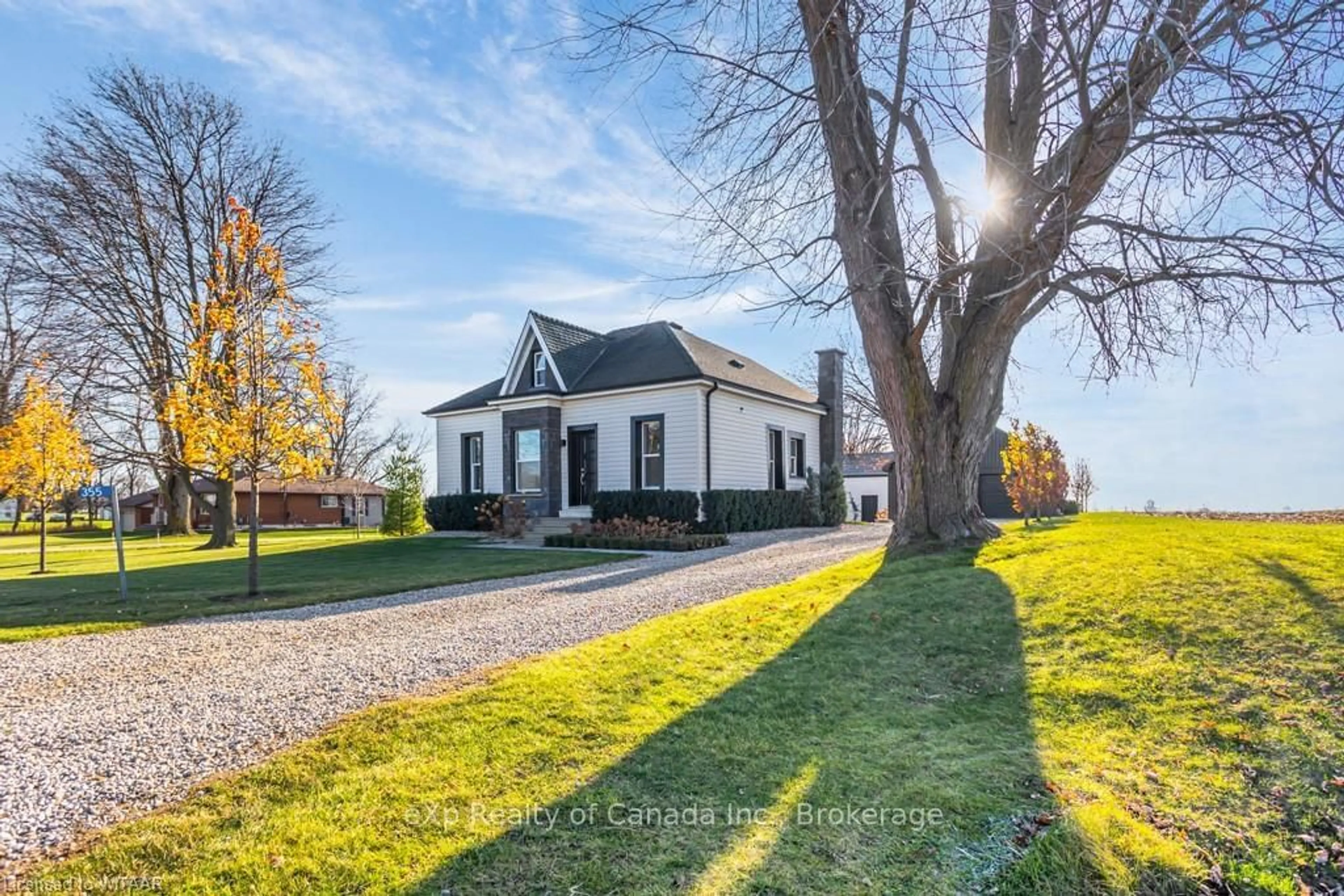 Frontside or backside of a home, cottage for 355 HARLEY Rd, Brant Ontario N0E 1E0