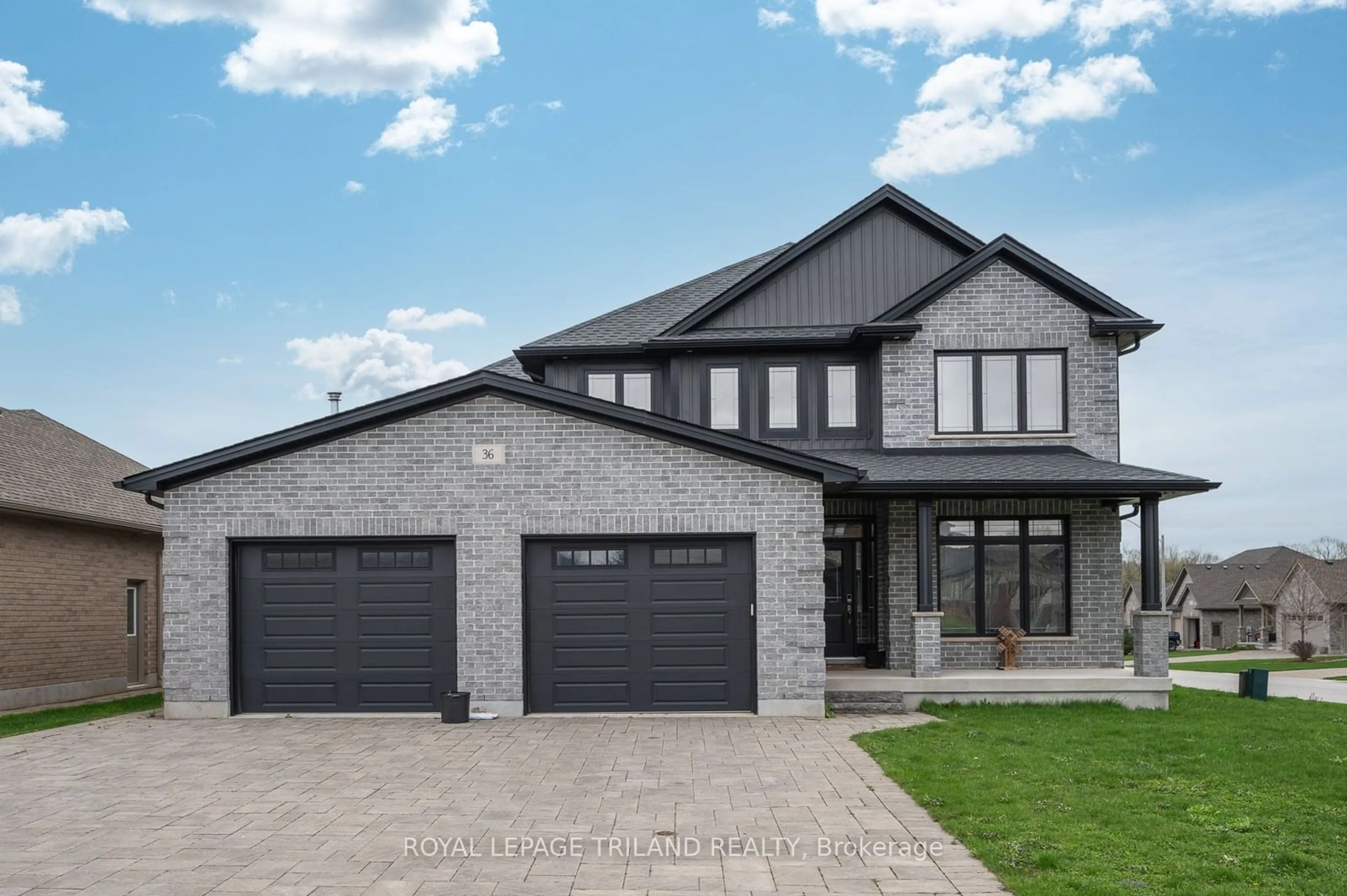 Home with brick exterior material for 36 Brenmar Cres, Central Elgin Ontario N0L 1B0