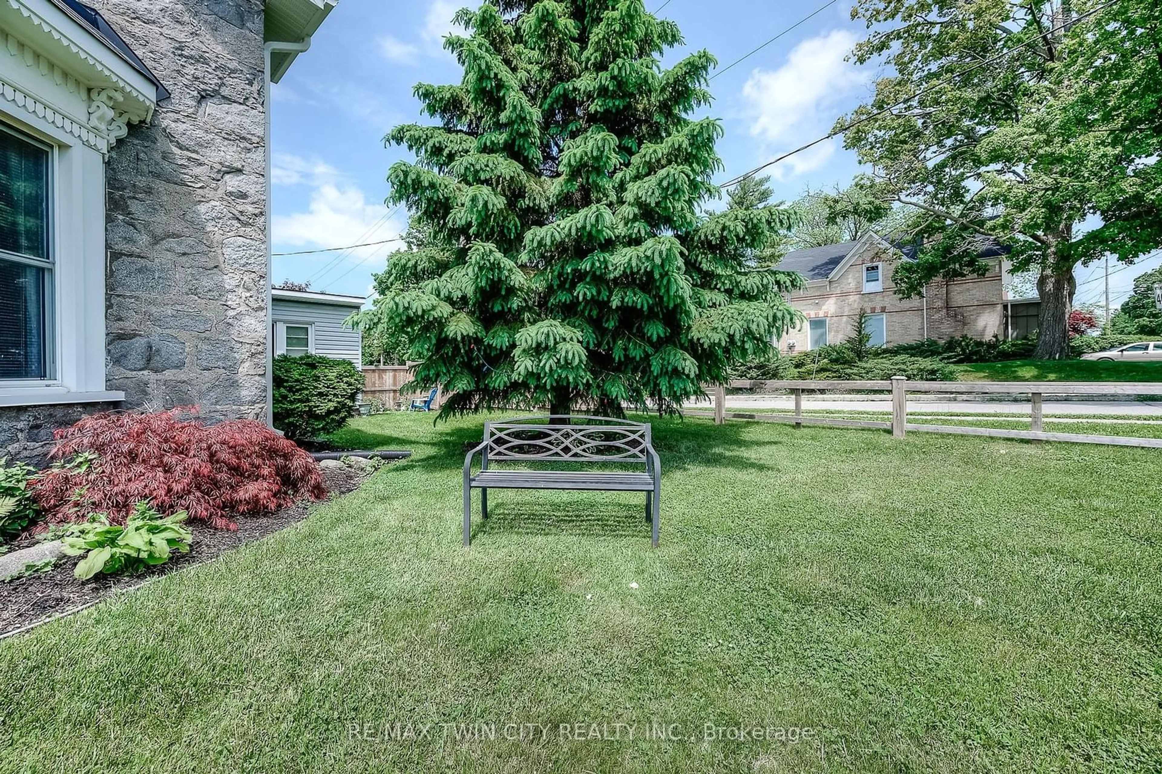 Patio, the fenced backyard for 74 Mcnaughton St, Cambridge Ontario N1R 1Z3