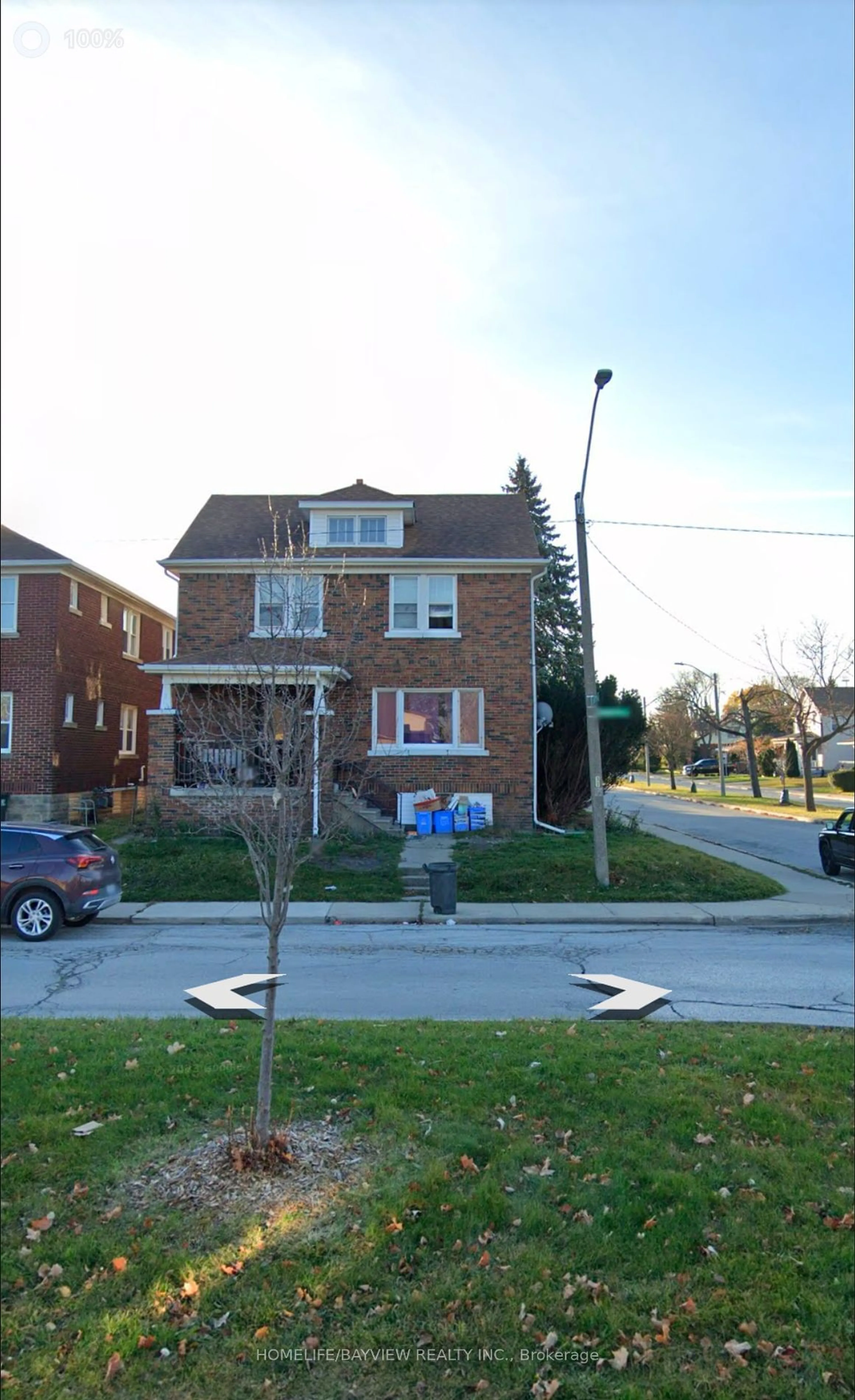 Frontside or backside of a home, the street view for 589 Giles Blvd, Windsor Ontario N9A 6H8