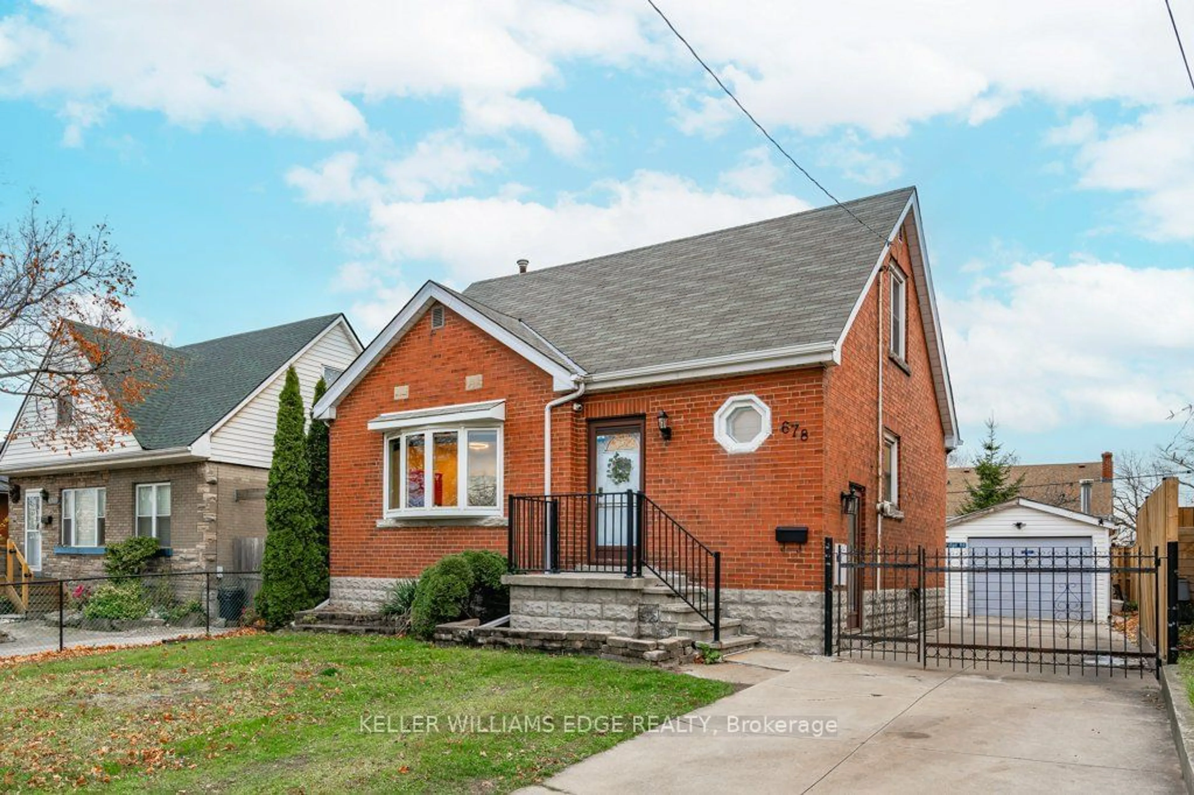 Frontside or backside of a home, the front or back of building for 678 Brighton Ave, Hamilton Ontario L8H 6H4