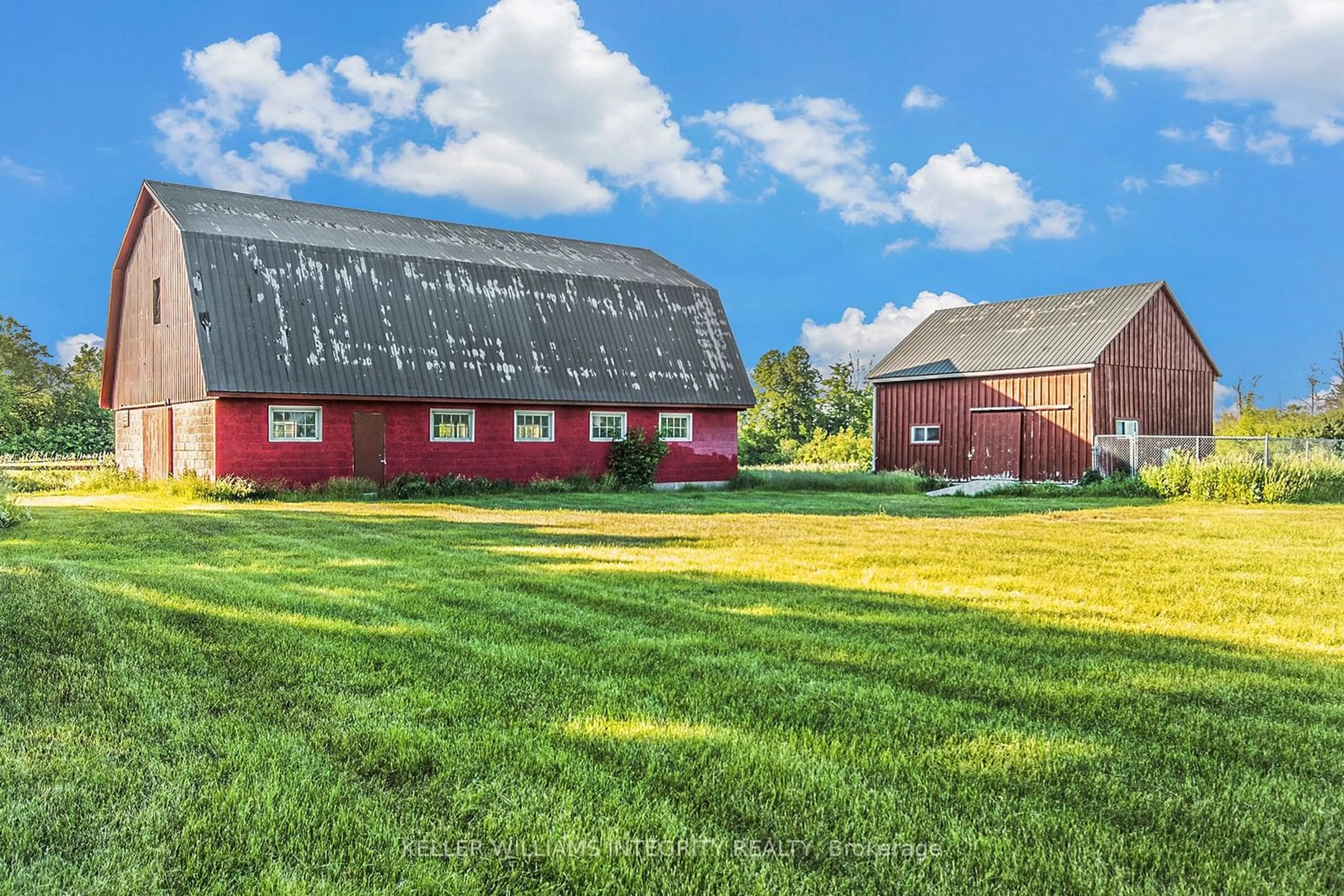 Frontside or backside of a home, the fenced backyard for 898 Kitley 2 Line, Elizabethtown-Kitley Ontario K0G 1G0