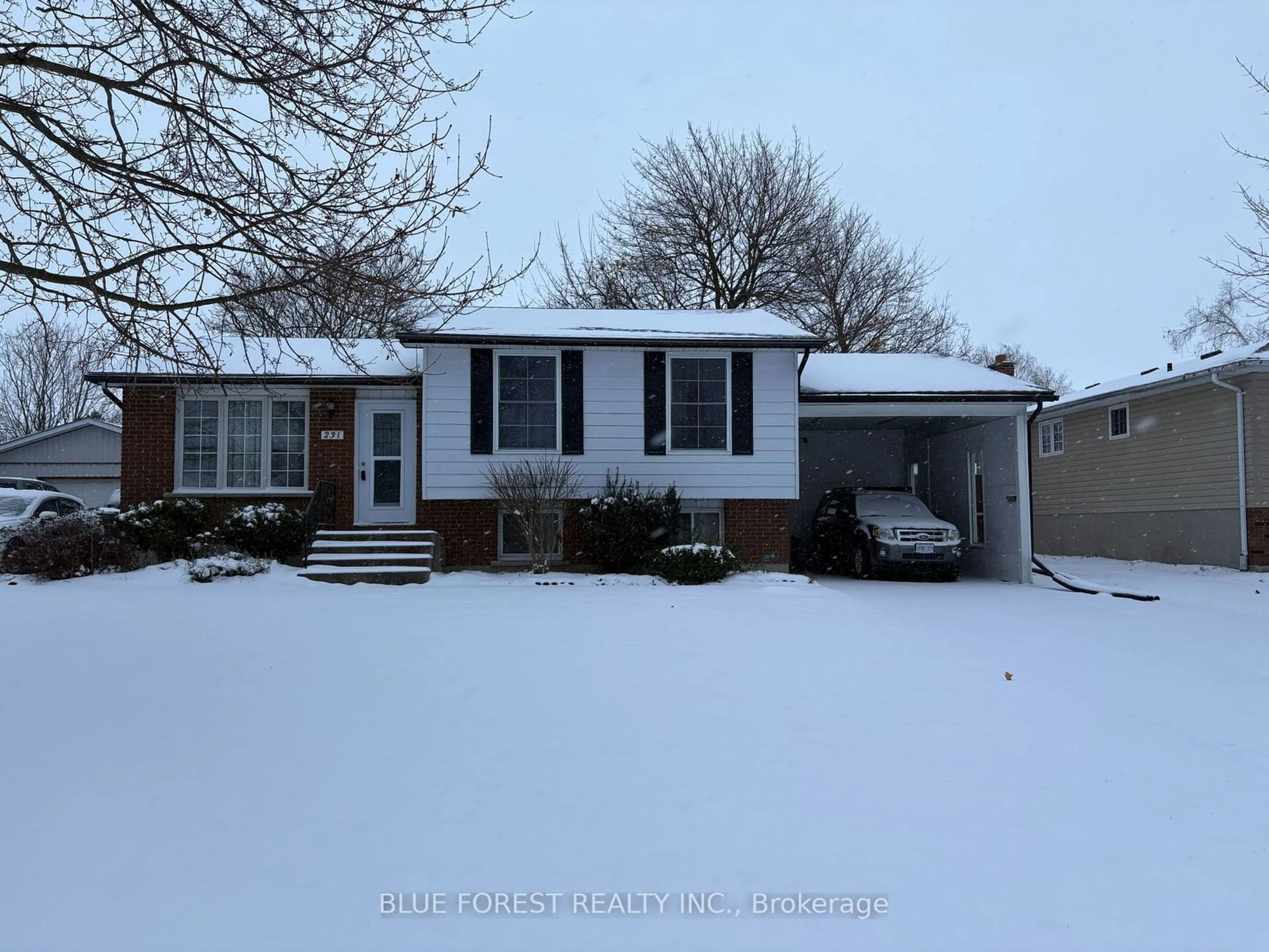 Frontside or backside of a home, the street view for 231 Wellington St, West Perth Ontario N0K 1N0