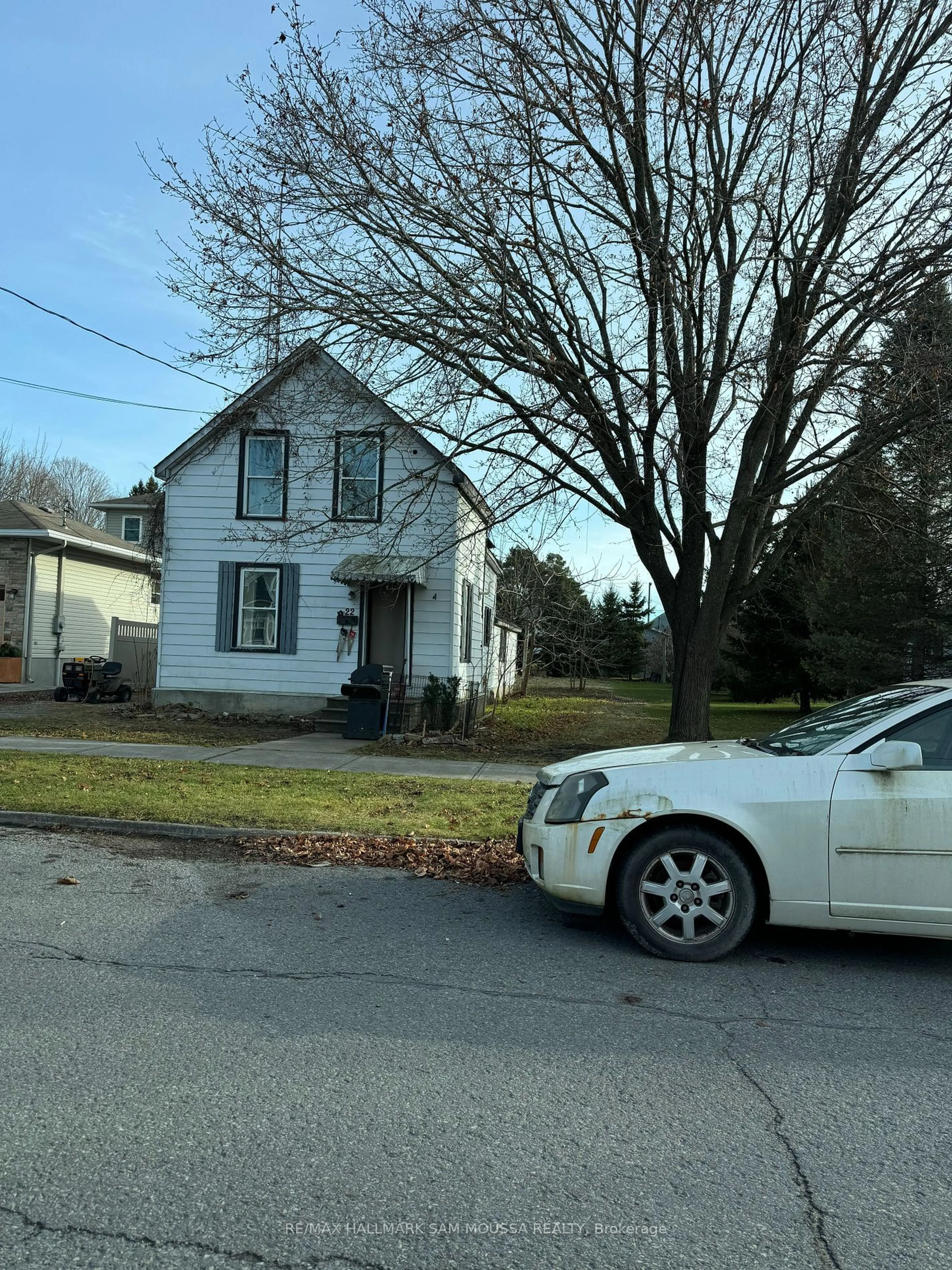 Frontside or backside of a home, the street view for 22 Church St, Perth Ontario K7H 2A3