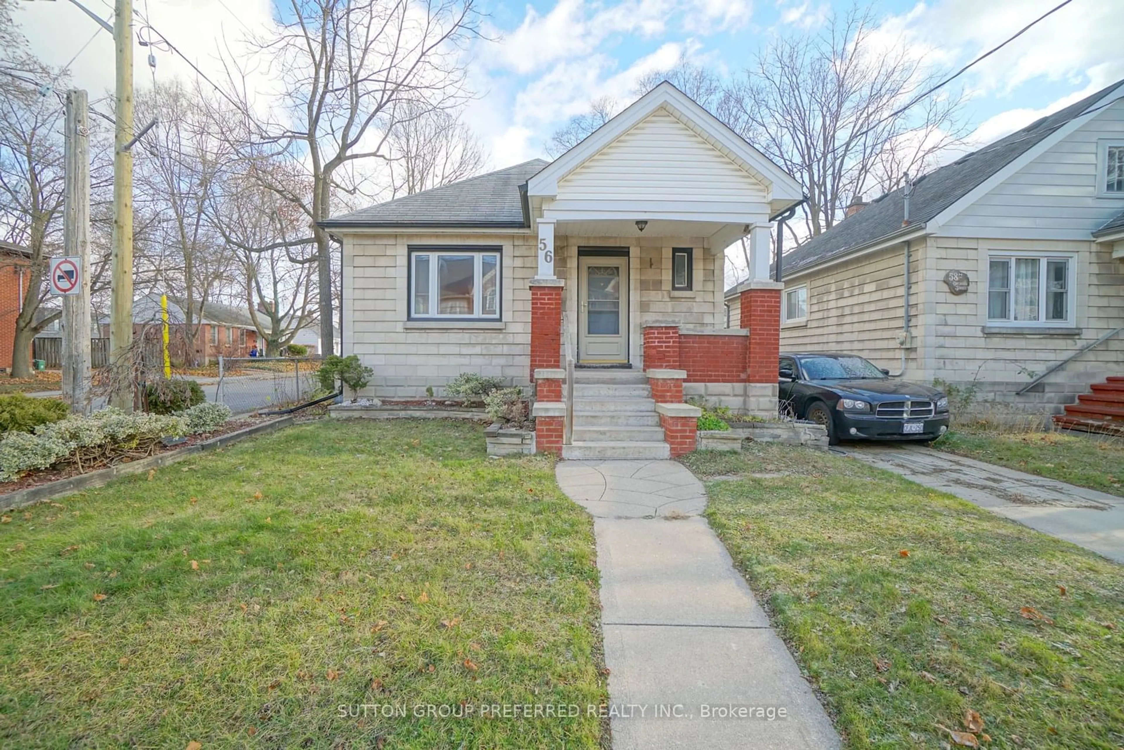 Frontside or backside of a home, the street view for 56 Orchard St, London Ontario N6J 2R5