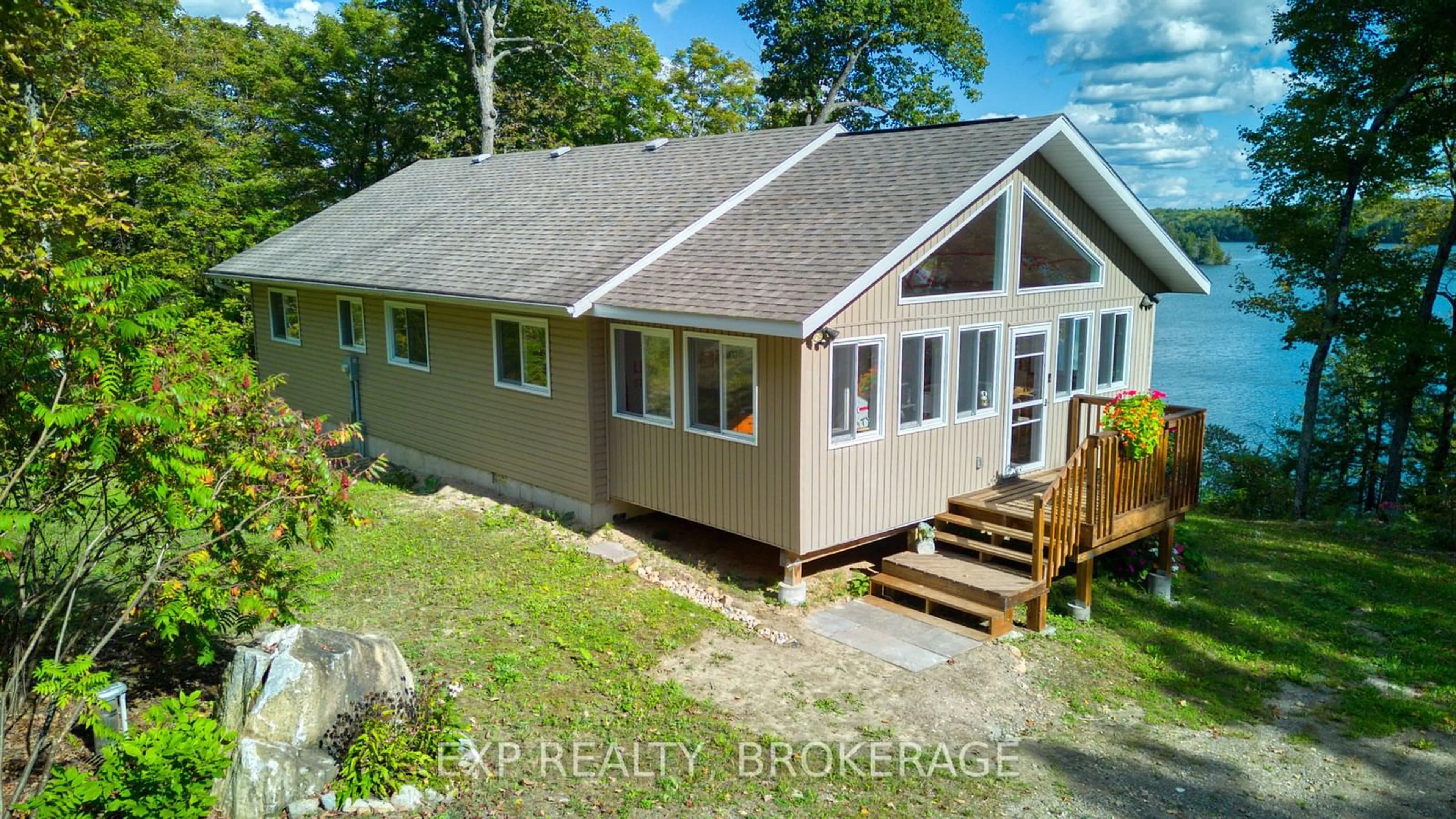 Frontside or backside of a home, cottage for 1055 ALMOST Lane, North Frontenac Ontario K0H 1C0