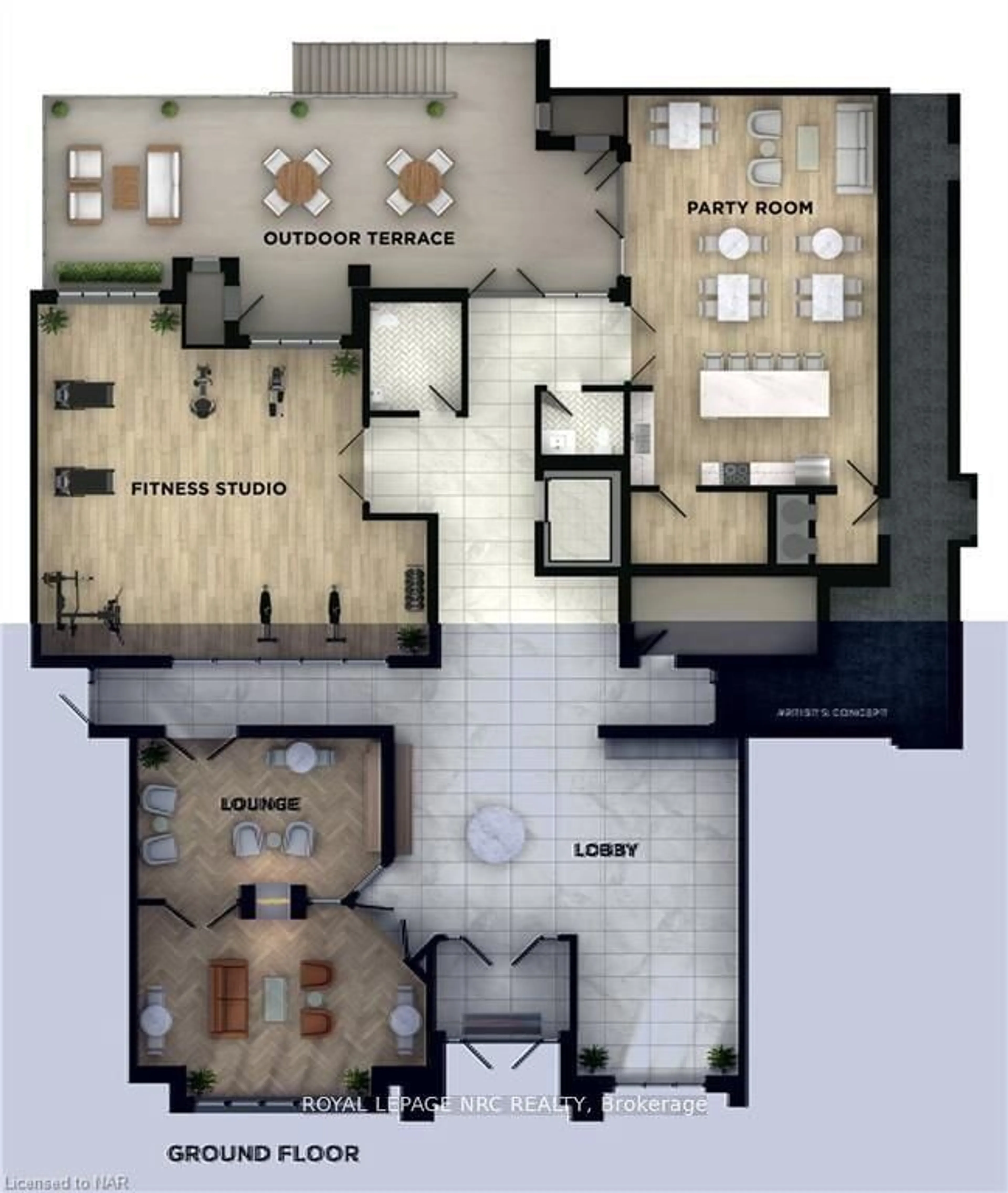 Floor plan for 2 Arbourvale Common #209, St. Catharines Ontario L2T 2Z9