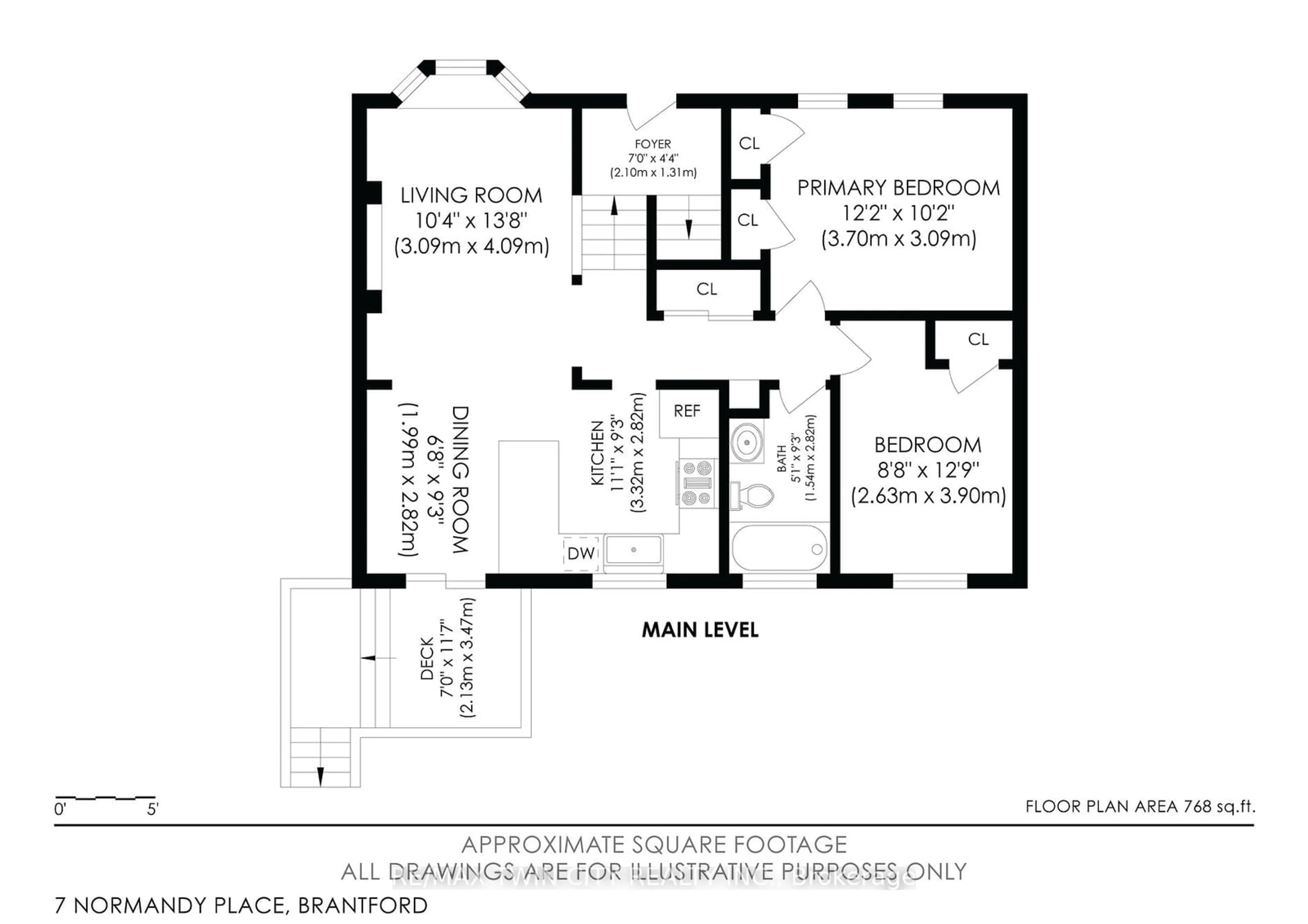 Floor plan for 7 Normandy Pl, Brant Ontario N3P 1C8