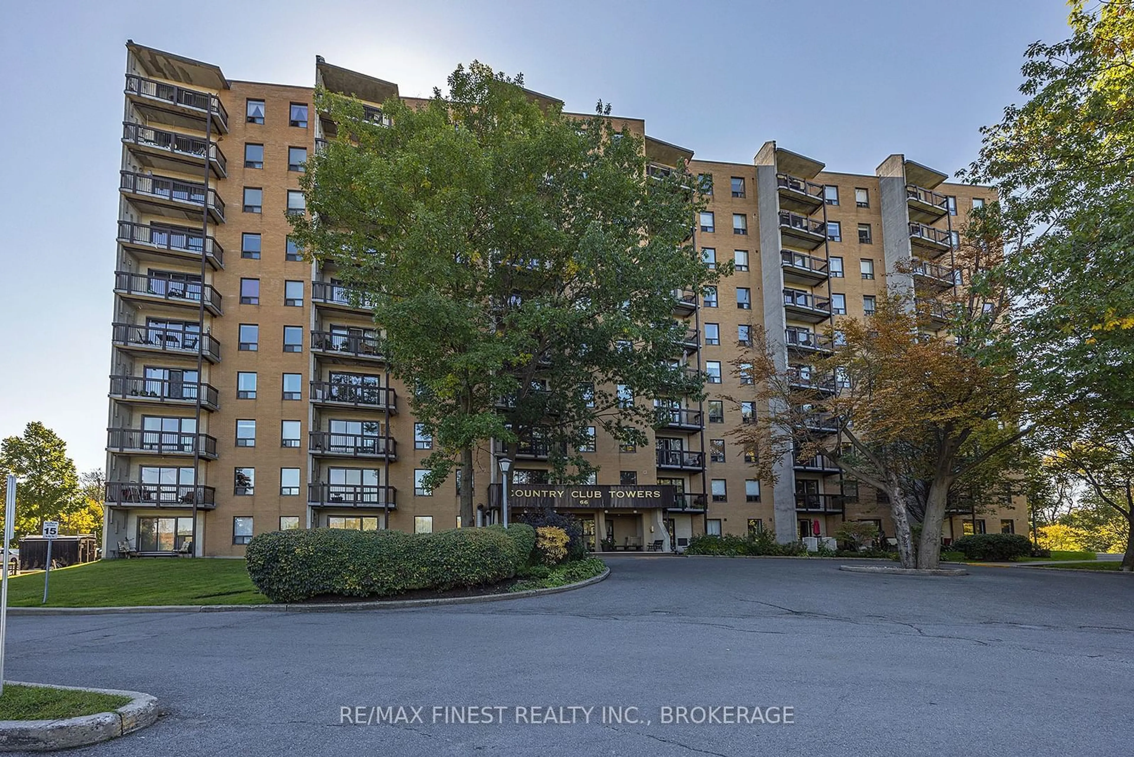 A pic from exterior of the house or condo, the street view for 66 Greenview Dr #506, Kingston Ontario K7M 7C5