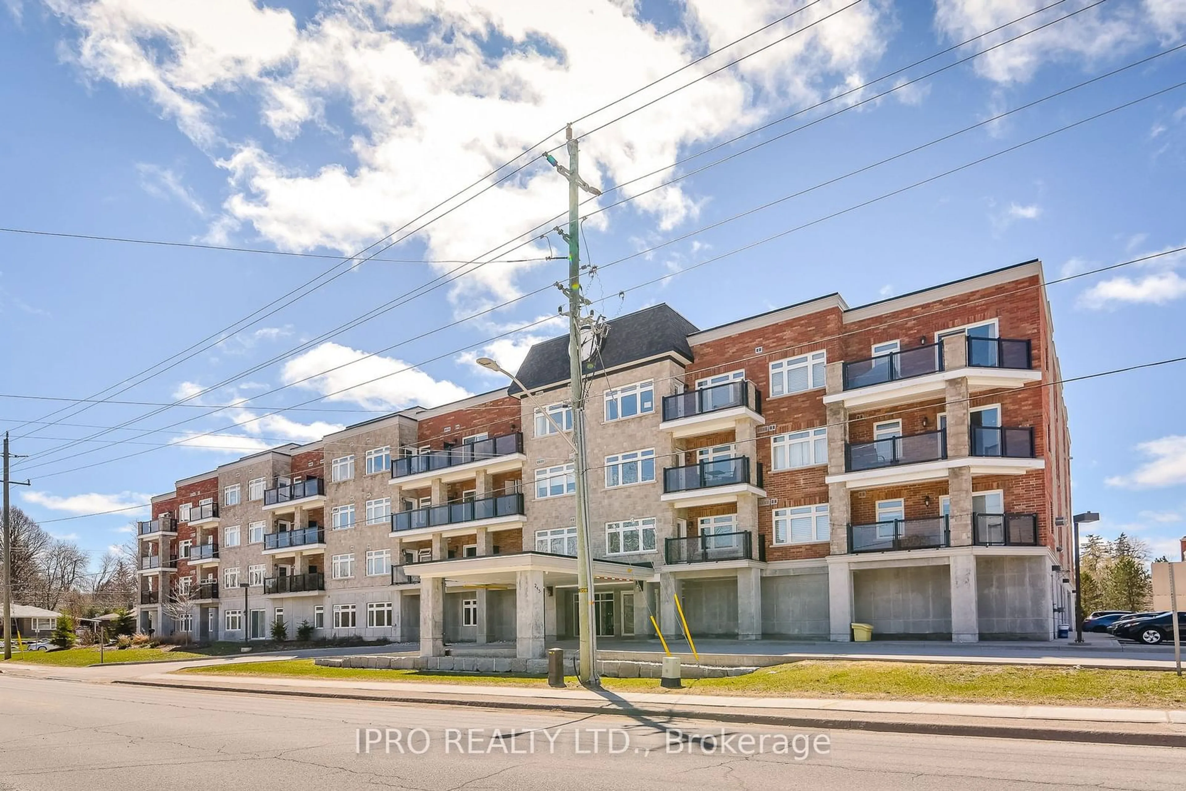 A pic from exterior of the house or condo, the street view for 245 Scotland St #202, Centre Wellington Ontario N1M 0B5