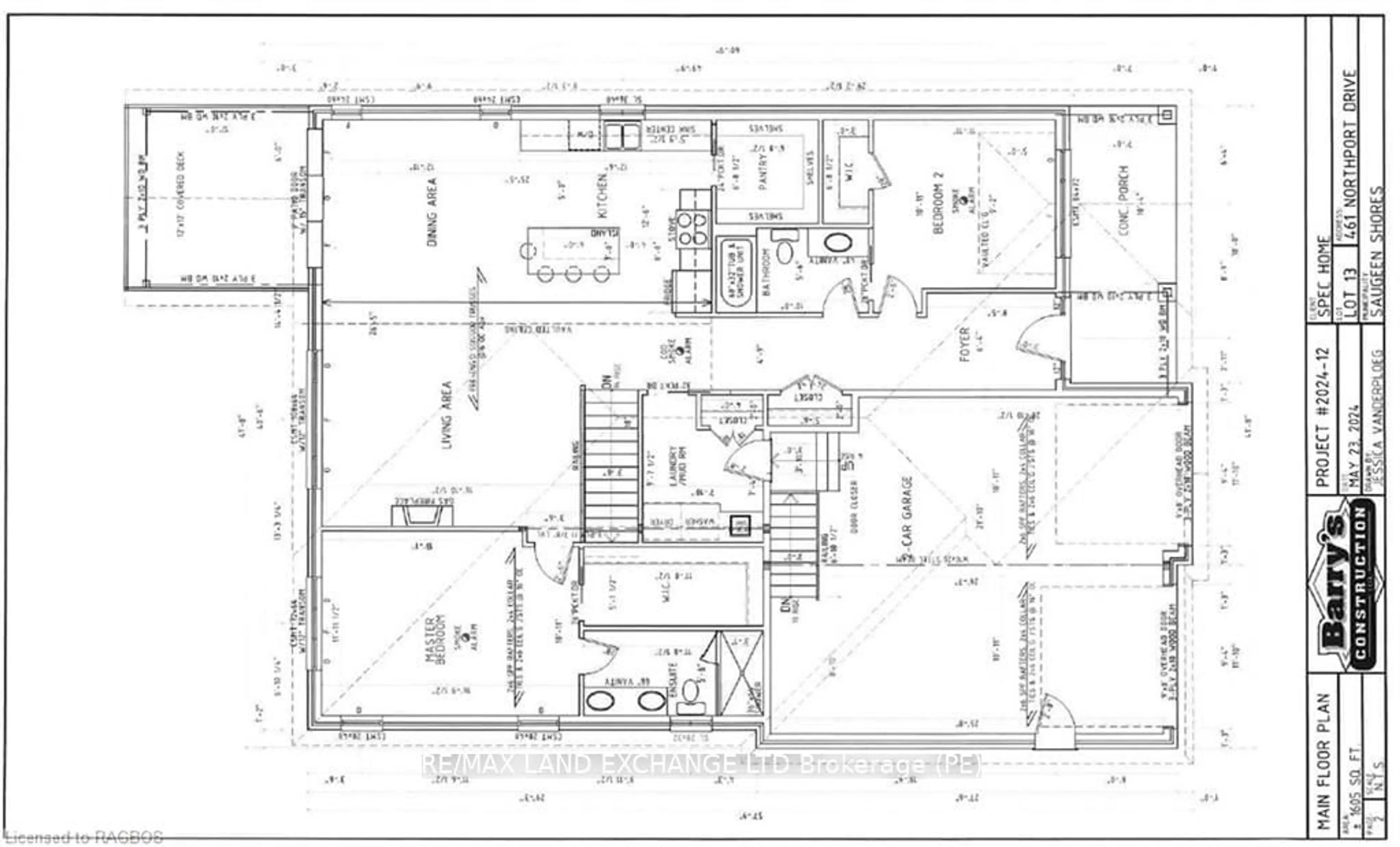 Floor plan for 461 NORTHPORT Dr, Saugeen Shores Ontario N0H 2C8