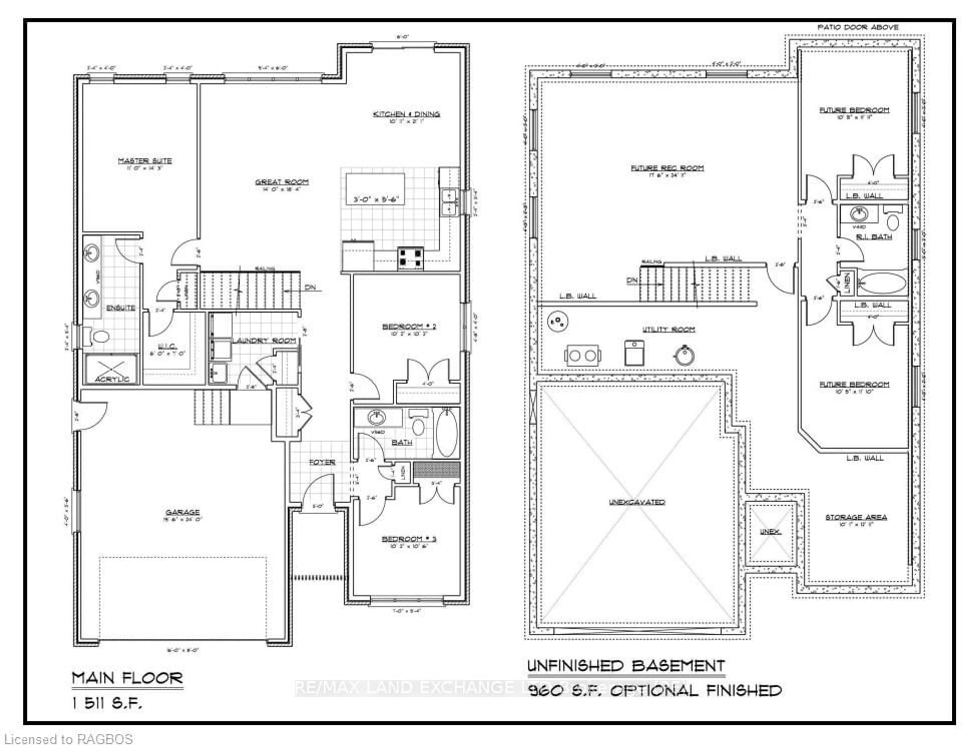 Floor plan for LOT 15 MCLEAN Cres, Saugeen Shores Ontario N0H 2C3