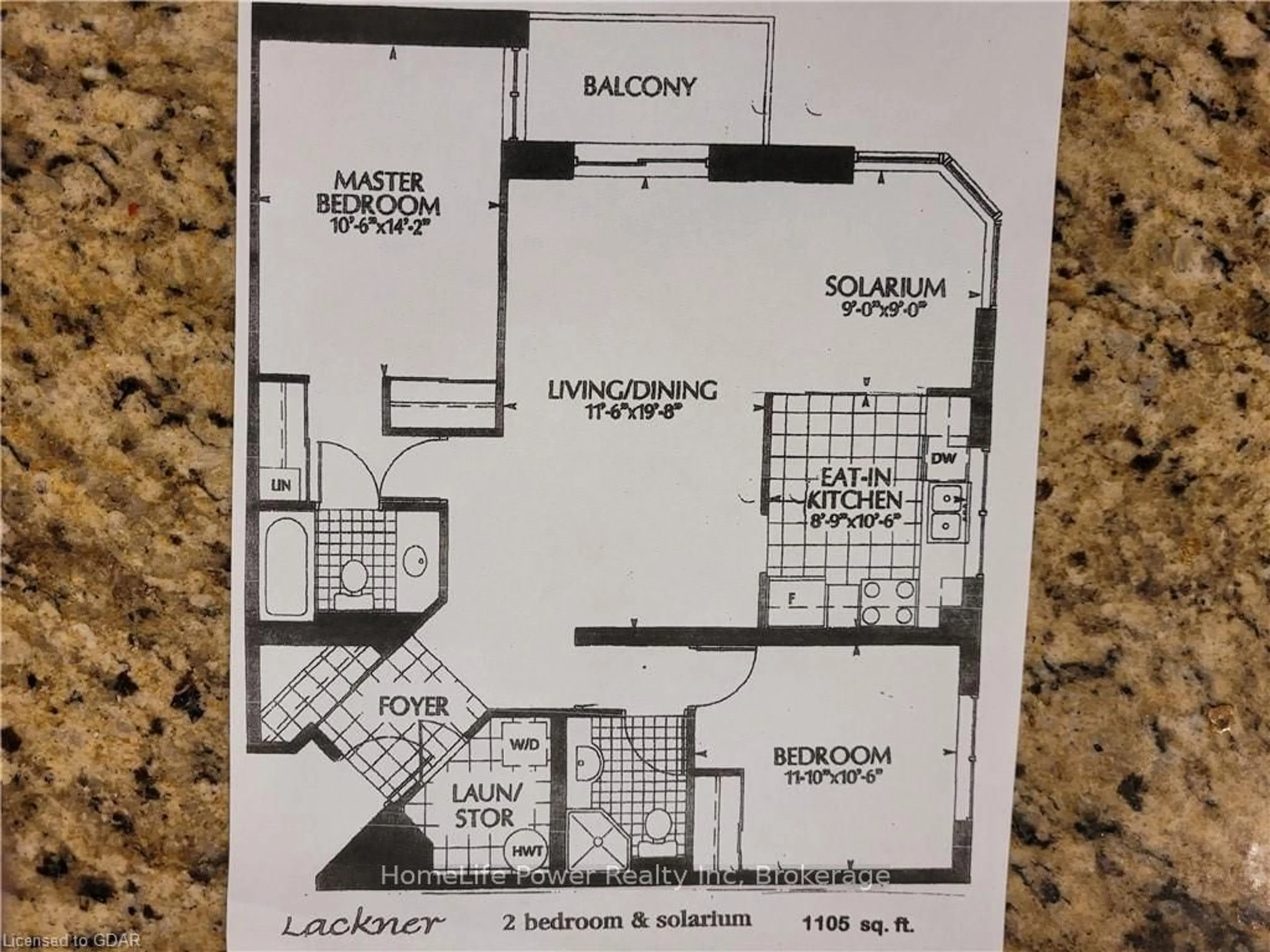 Floor plan for 20 ST GEORGE St #302, Kitchener Ontario N2G 2S7