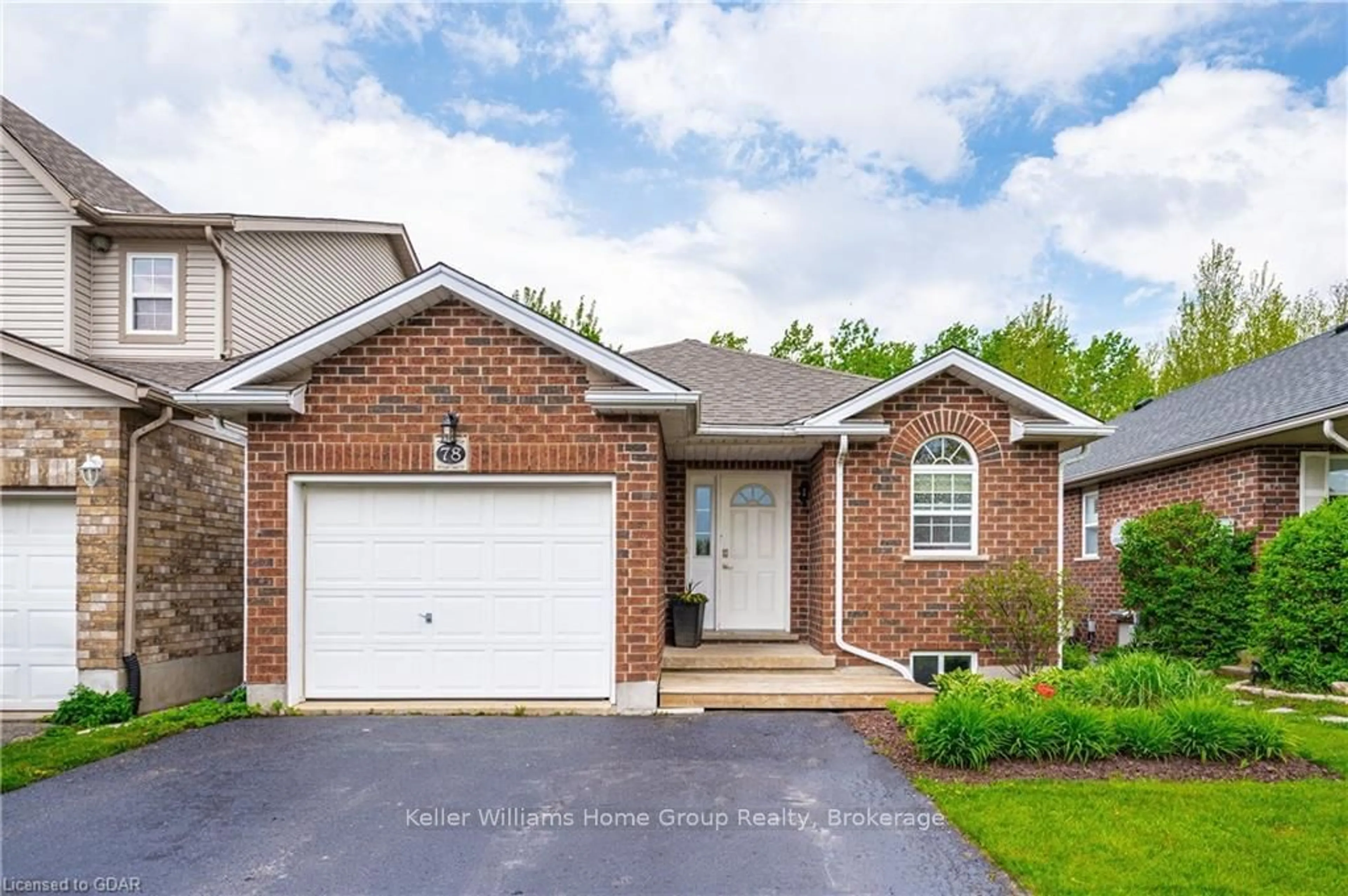 Home with brick exterior material for 78 GIBBONS Dr, Centre Wellington Ontario N1M 3V8