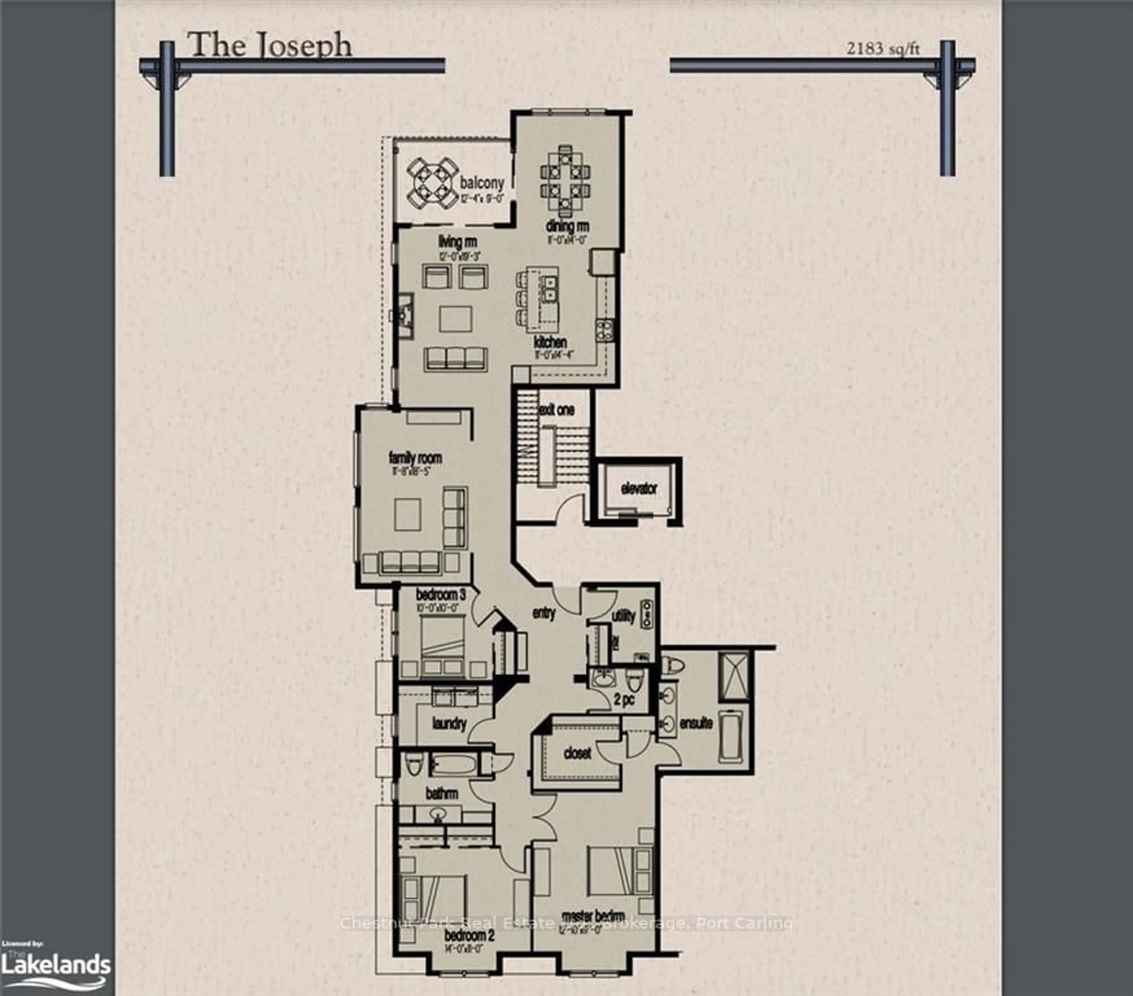 Floor plan for 200 ANGLO St #401, Bracebridge Ontario P1L 1G4