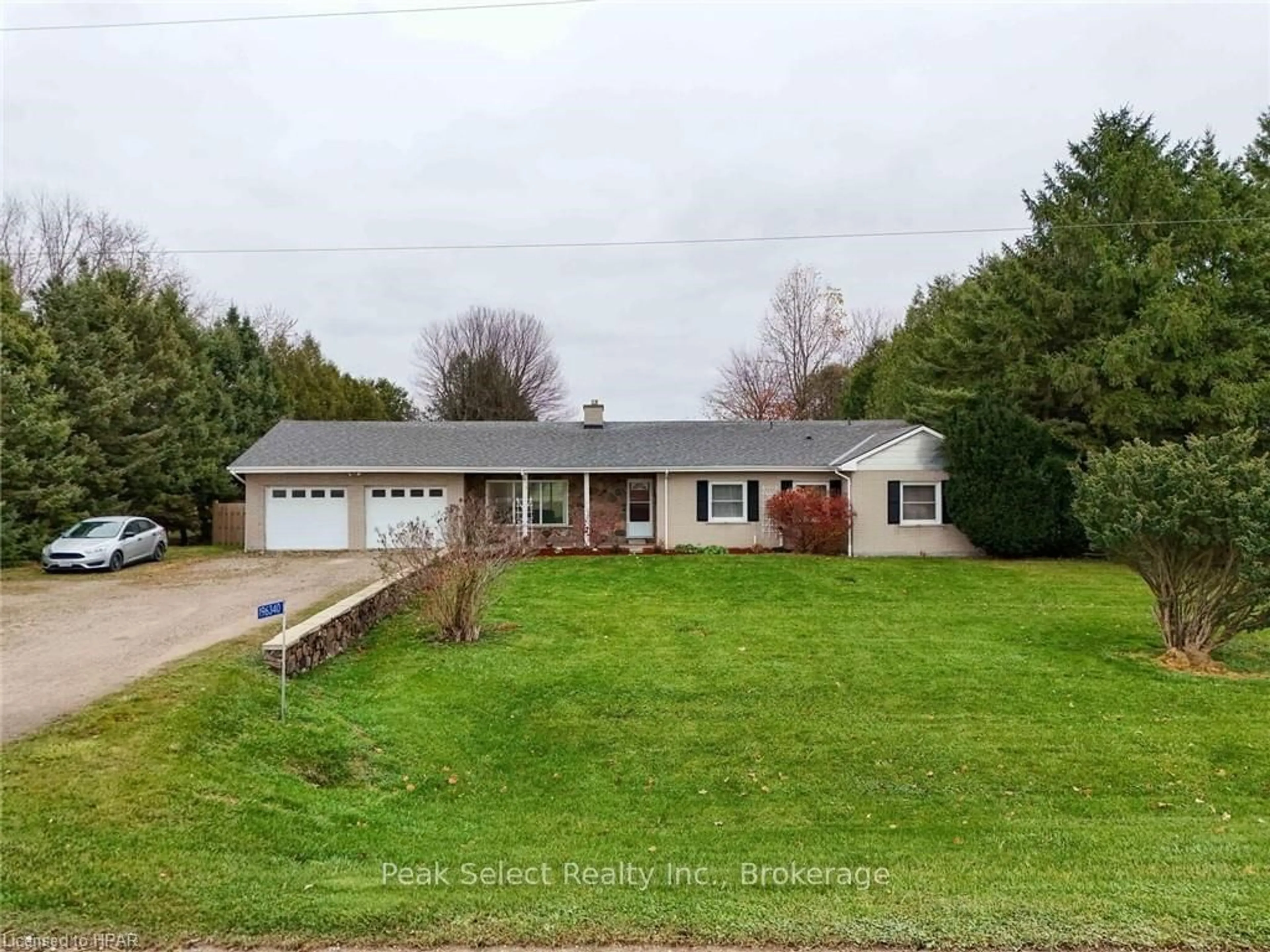 Frontside or backside of a home, the street view for 196340 LINE 19, Zorra Ontario N0M 2G0