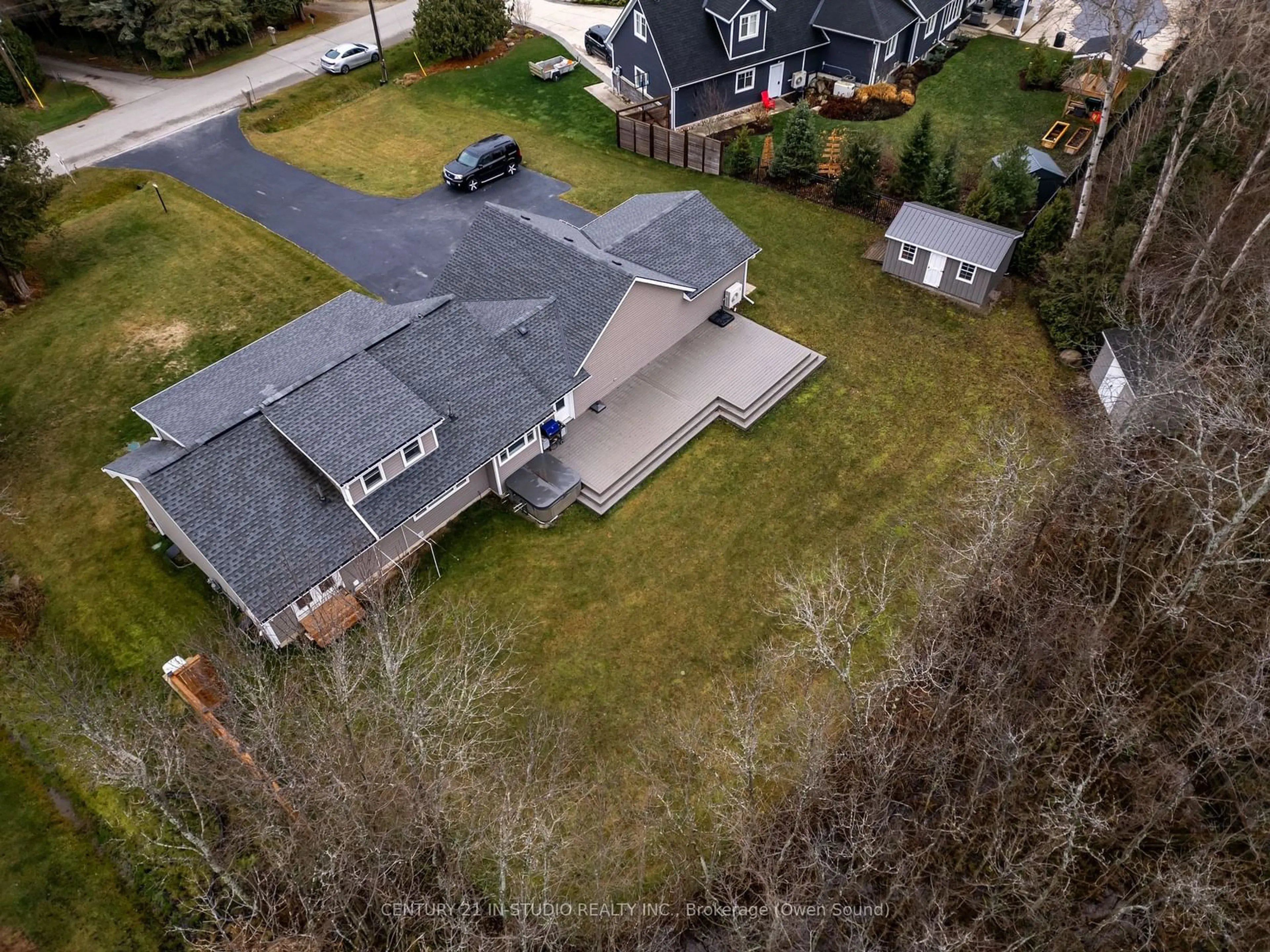 A pic from outside/outdoor area/front of a property/back of a property/a pic from drone, street for 388 BALMY BEACH Rd, Georgian Bluffs Ontario N4K 5N4