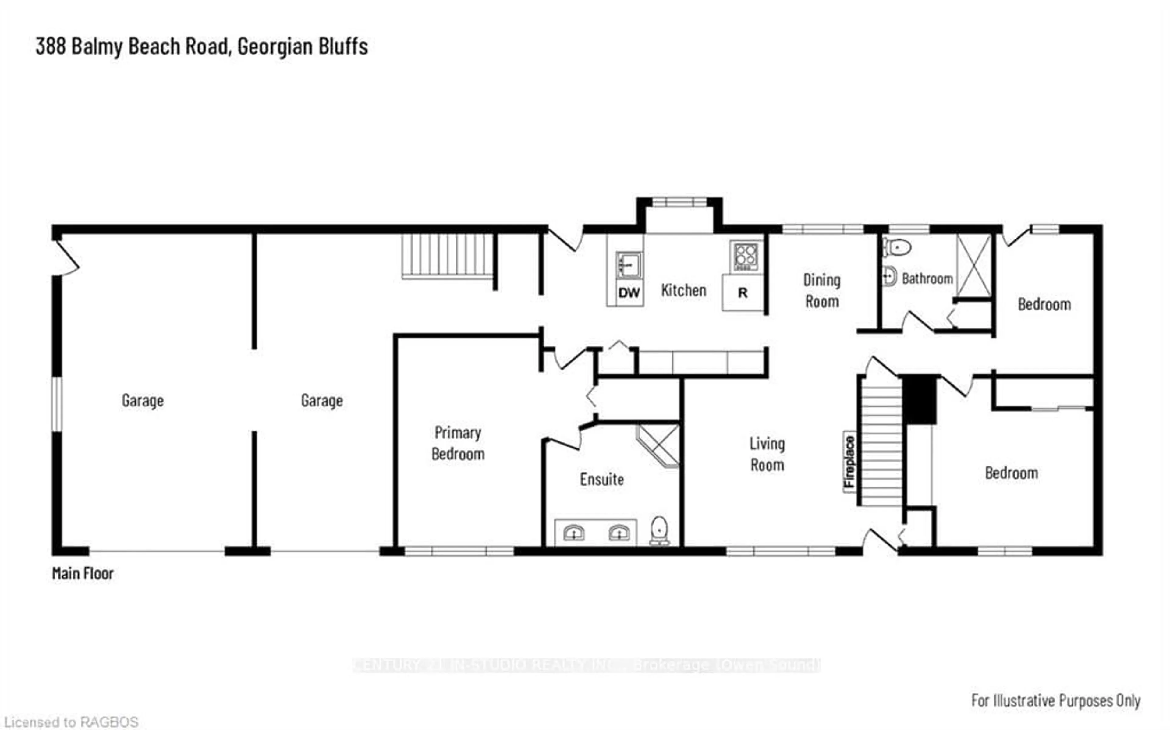 Floor plan for 388 BALMY BEACH Rd, Georgian Bluffs Ontario N4K 5N4