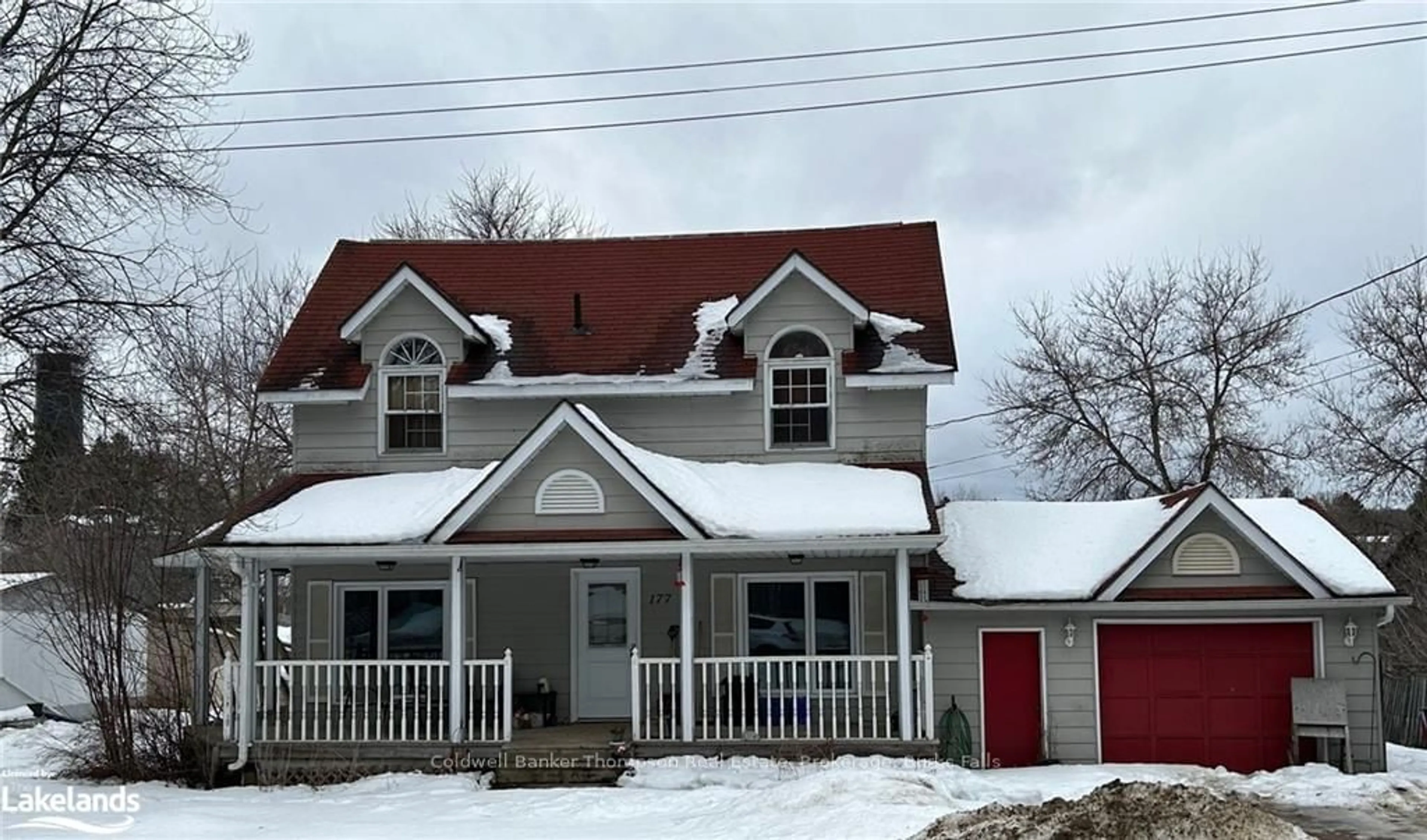 Frontside or backside of a home, cottage for 177 CENTRE St, Burk's Falls Ontario P0A 1C0