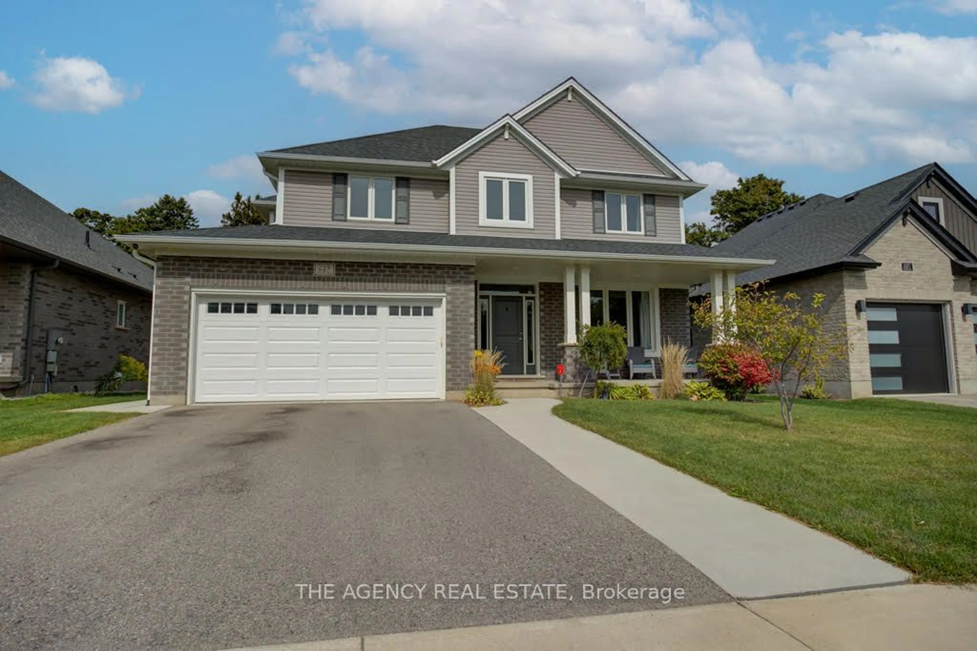 Frontside or backside of a home, the street view for 229 Wilson Ave, Tillsonburg Ontario N4G 0H4