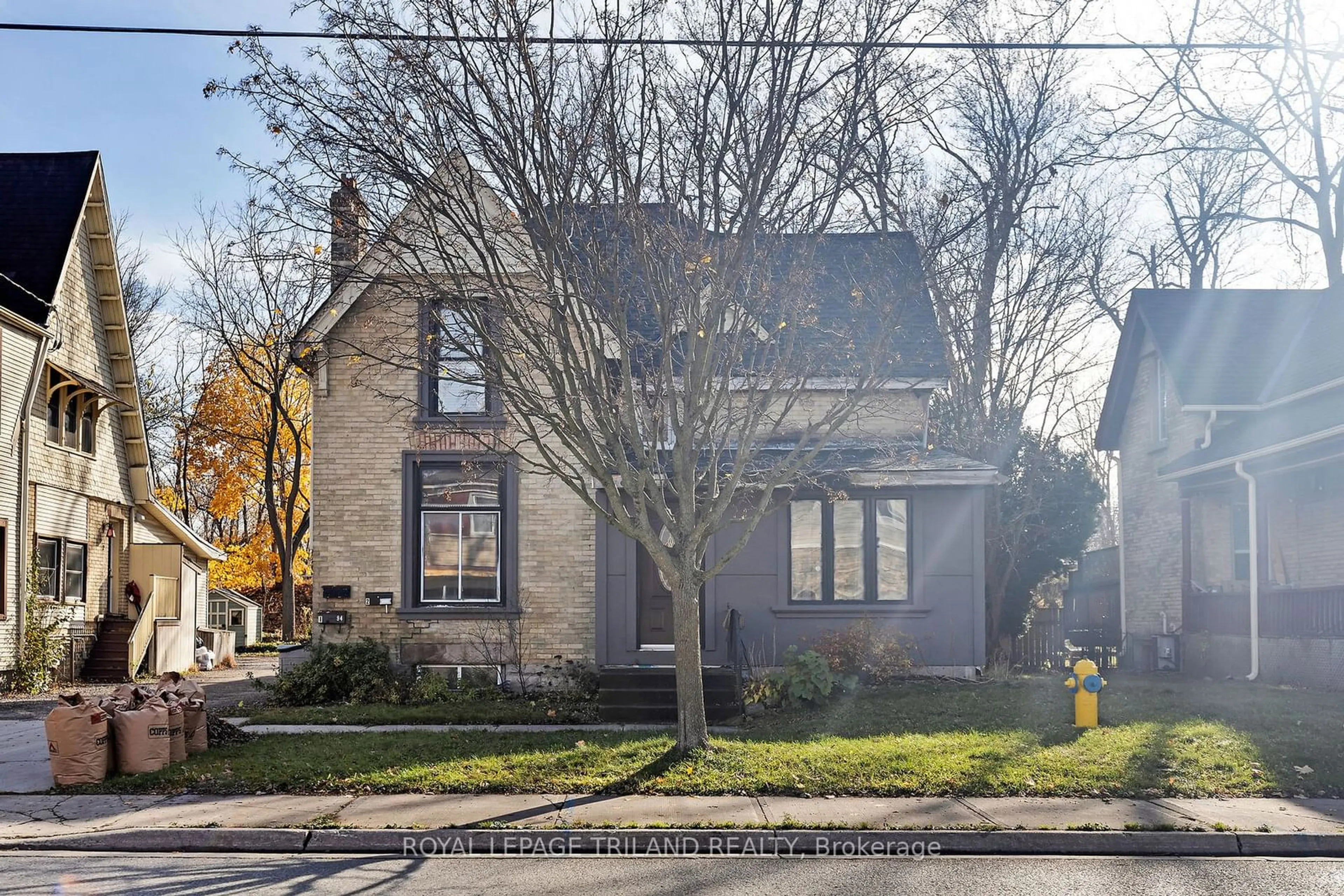 Frontside or backside of a home, the street view for 94 Stanley St, London Ontario N6C 1B1