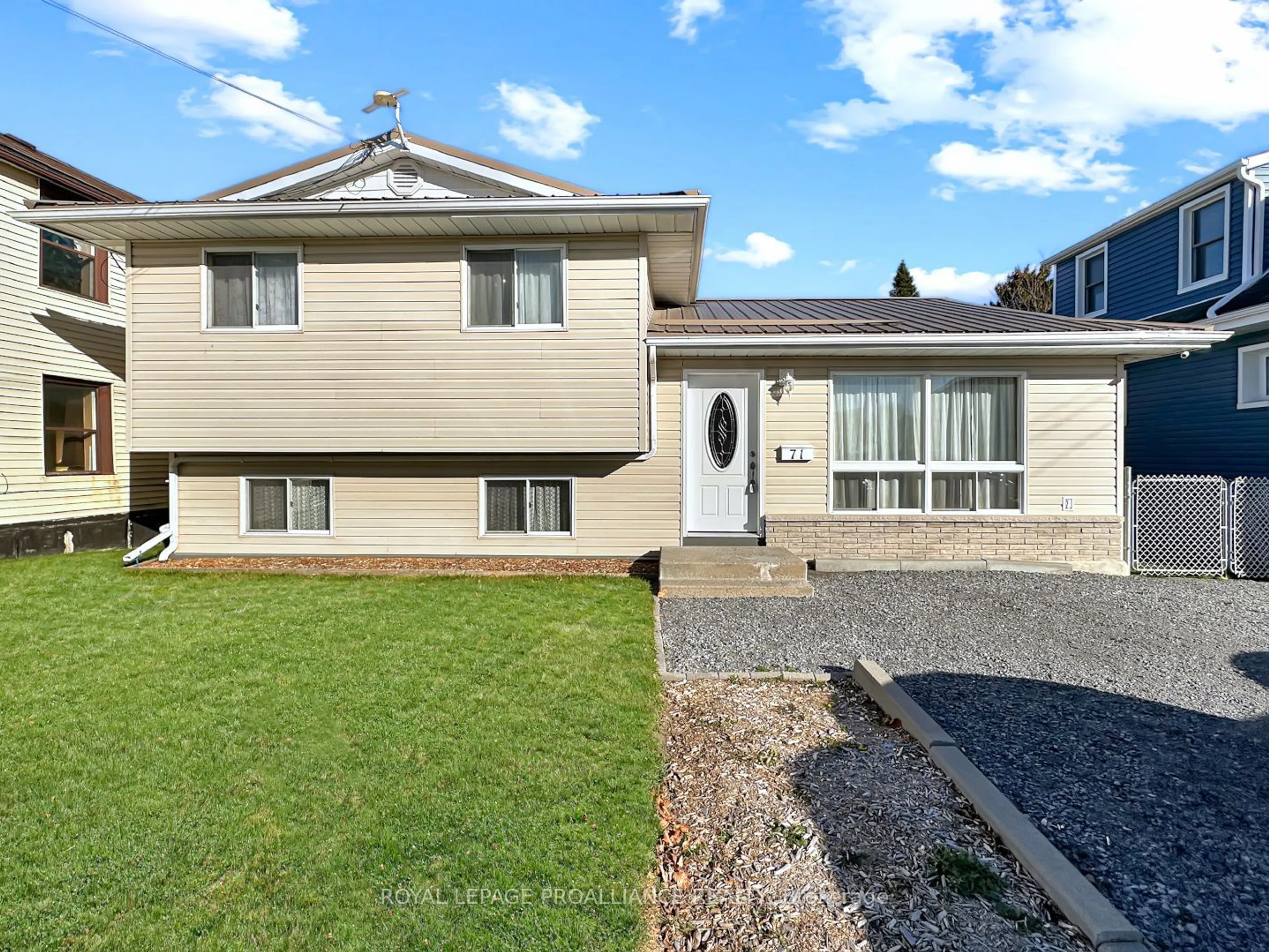 Frontside or backside of a home, the street view for 71 South John St, Belleville Ontario K8N 3E4