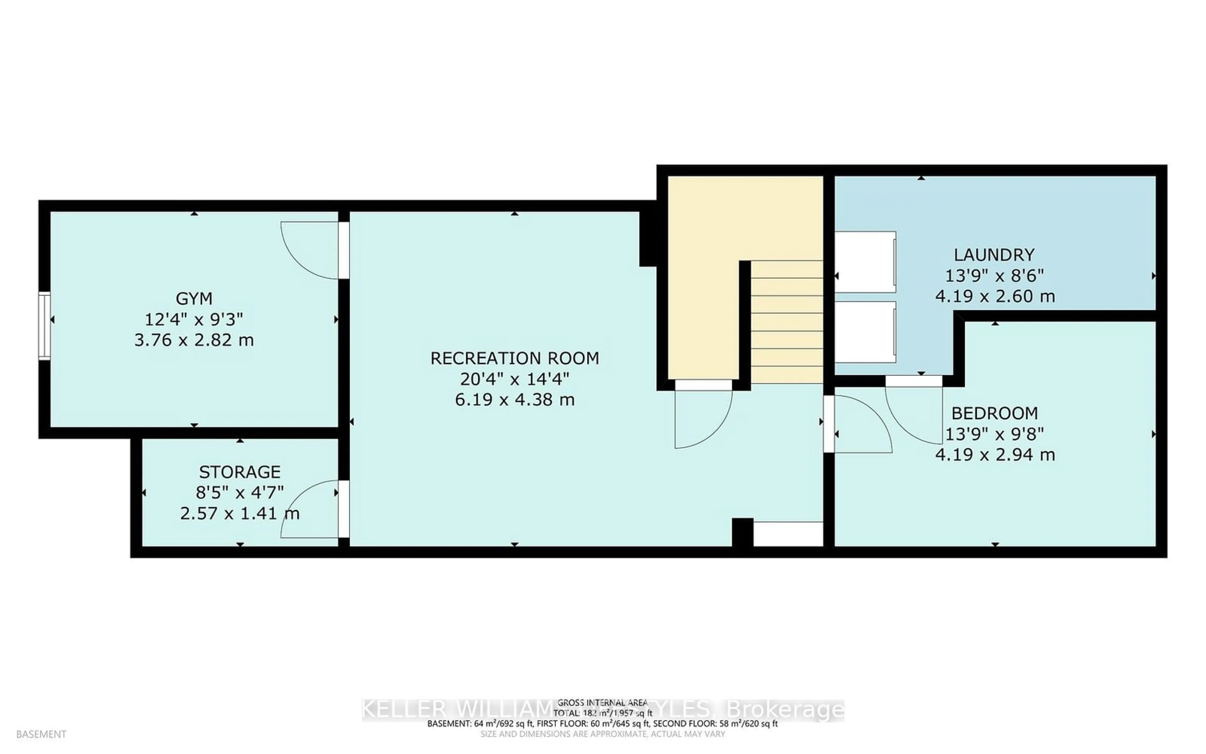 Floor plan for 1570 Richmond St #43, London Ontario N6G 4W2