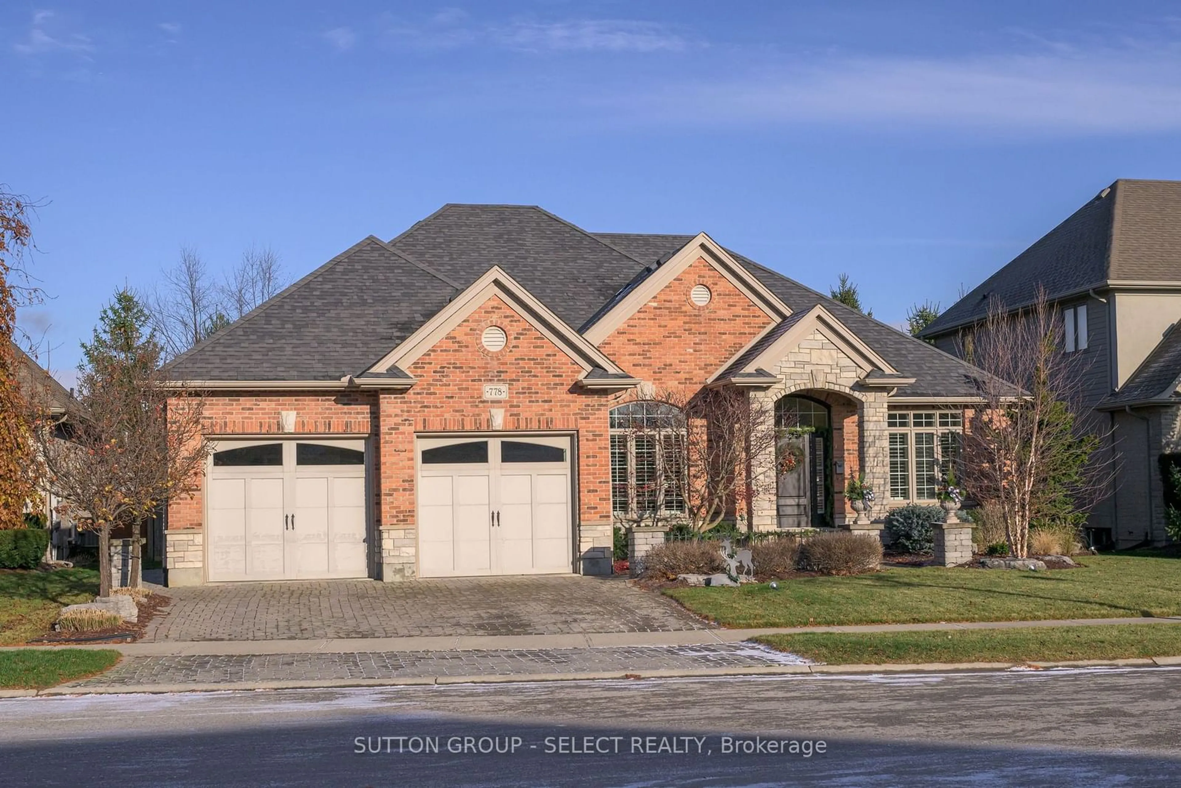 Home with brick exterior material for 778 Eagletrace Dr, London Ontario N6G 0E9