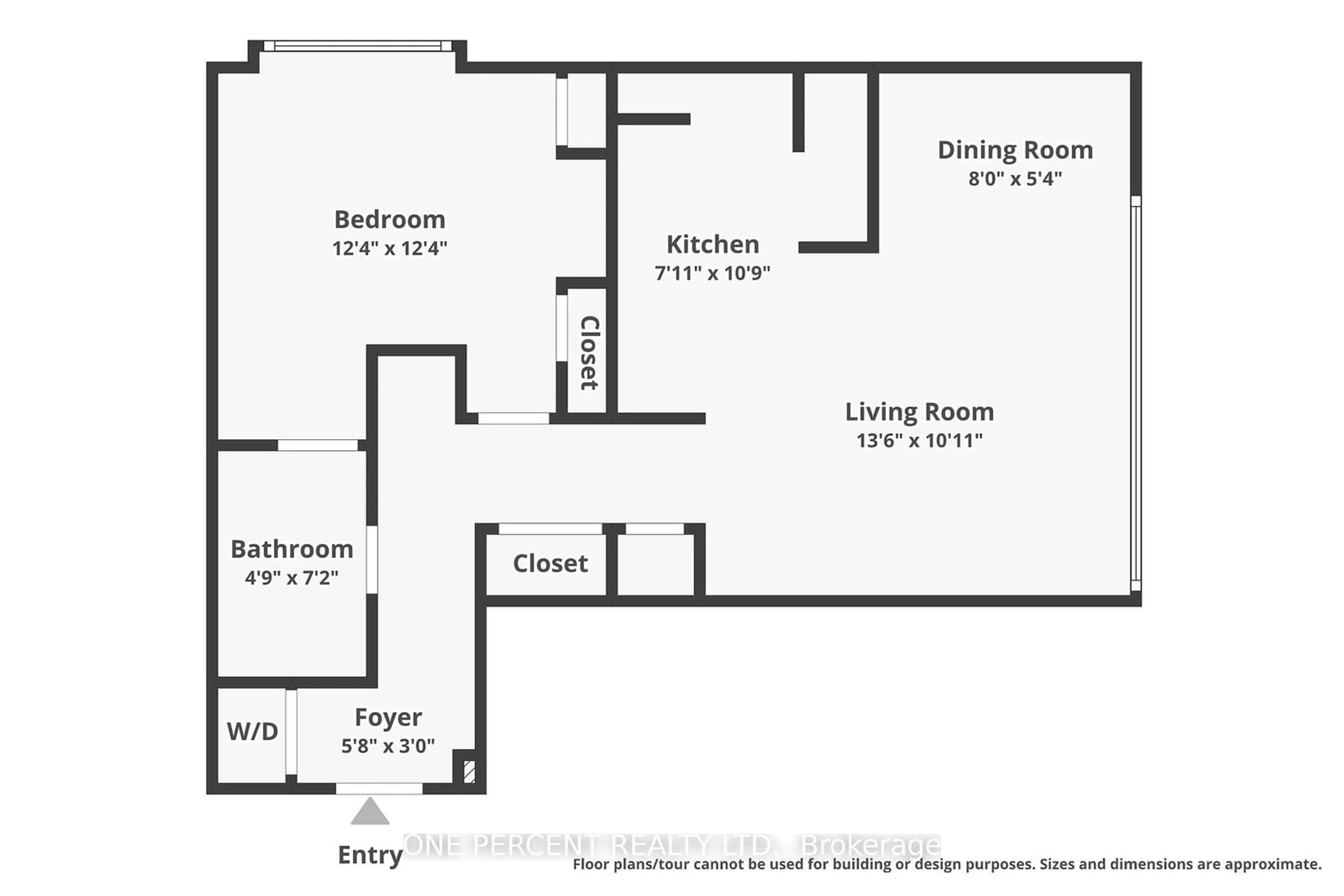 Floor plan for 201 Parkdale Ave #403, West Centre Town Ontario K1Y 1E8