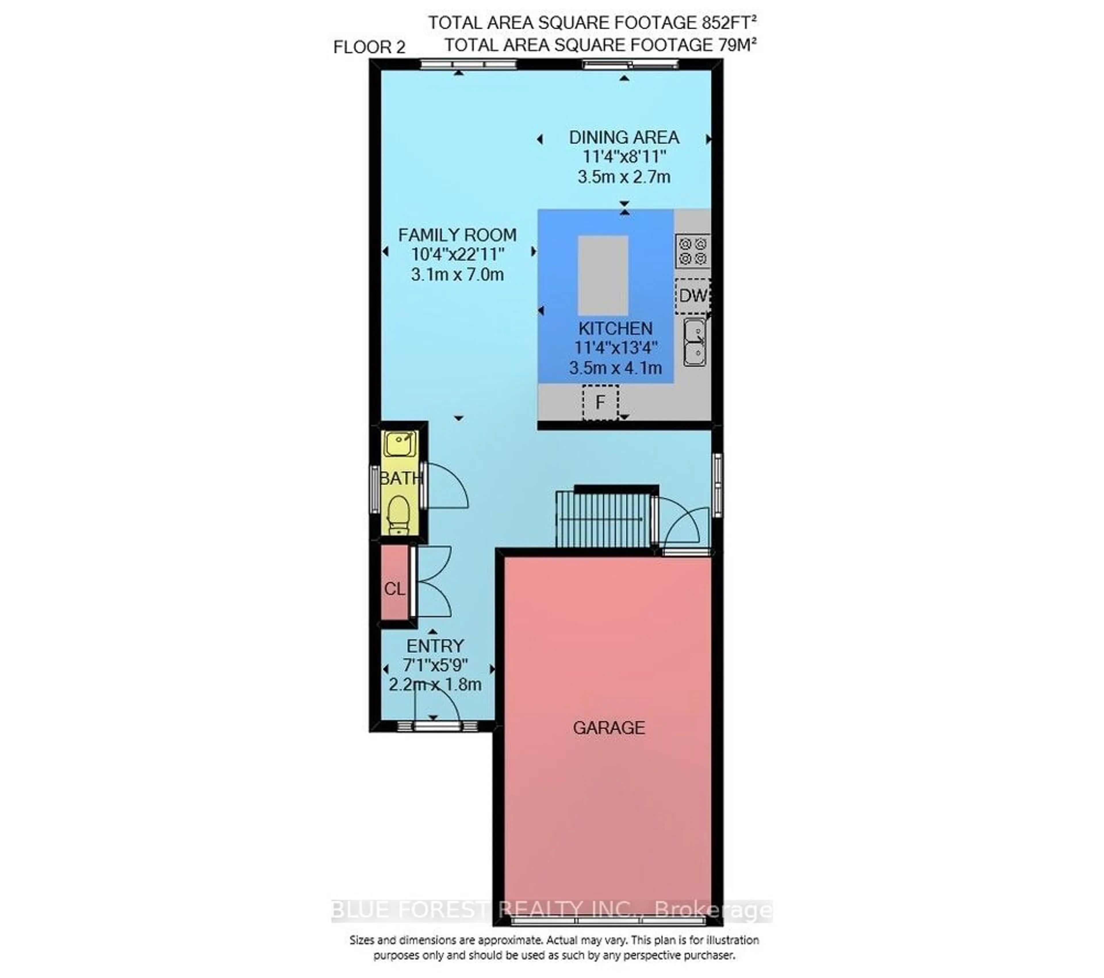 Floor plan for 1776 Green Gables Rd, London Ontario N6M 0A1