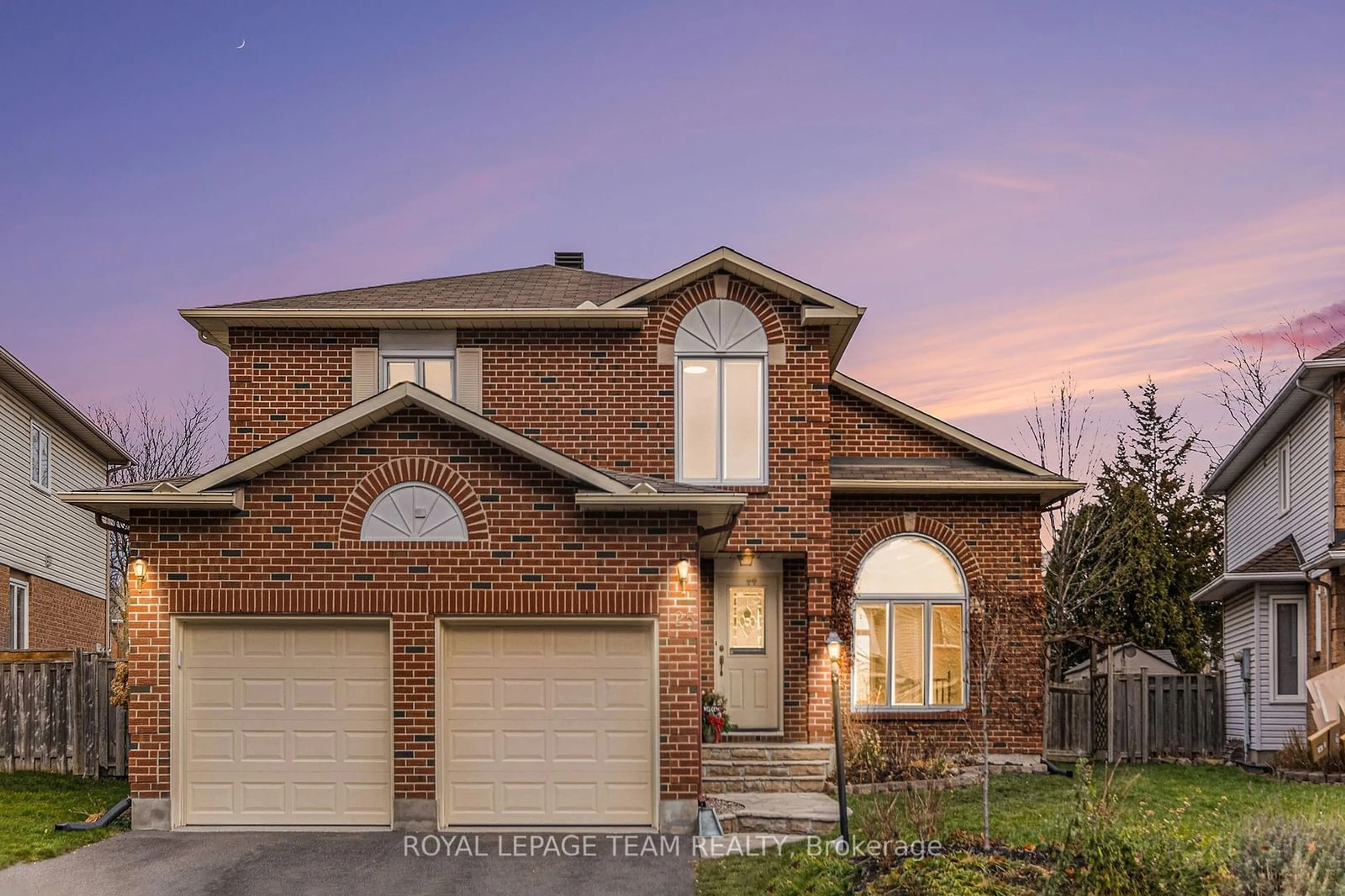 Home with brick exterior material for 25 Long Gate Crt, Barrhaven Ontario K2J 4E7