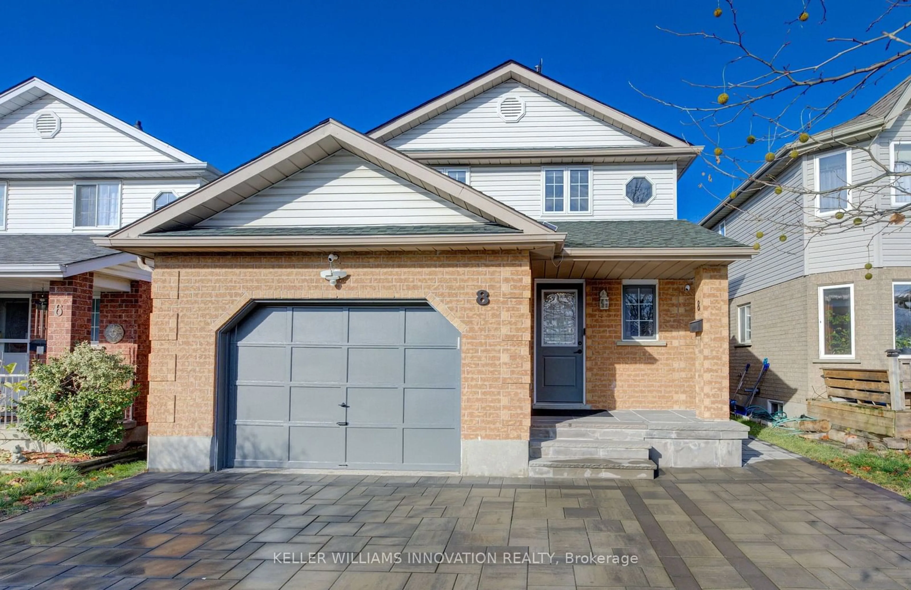 Home with brick exterior material for 8 Bushmills Cres, Guelph Ontario N1K 1T5