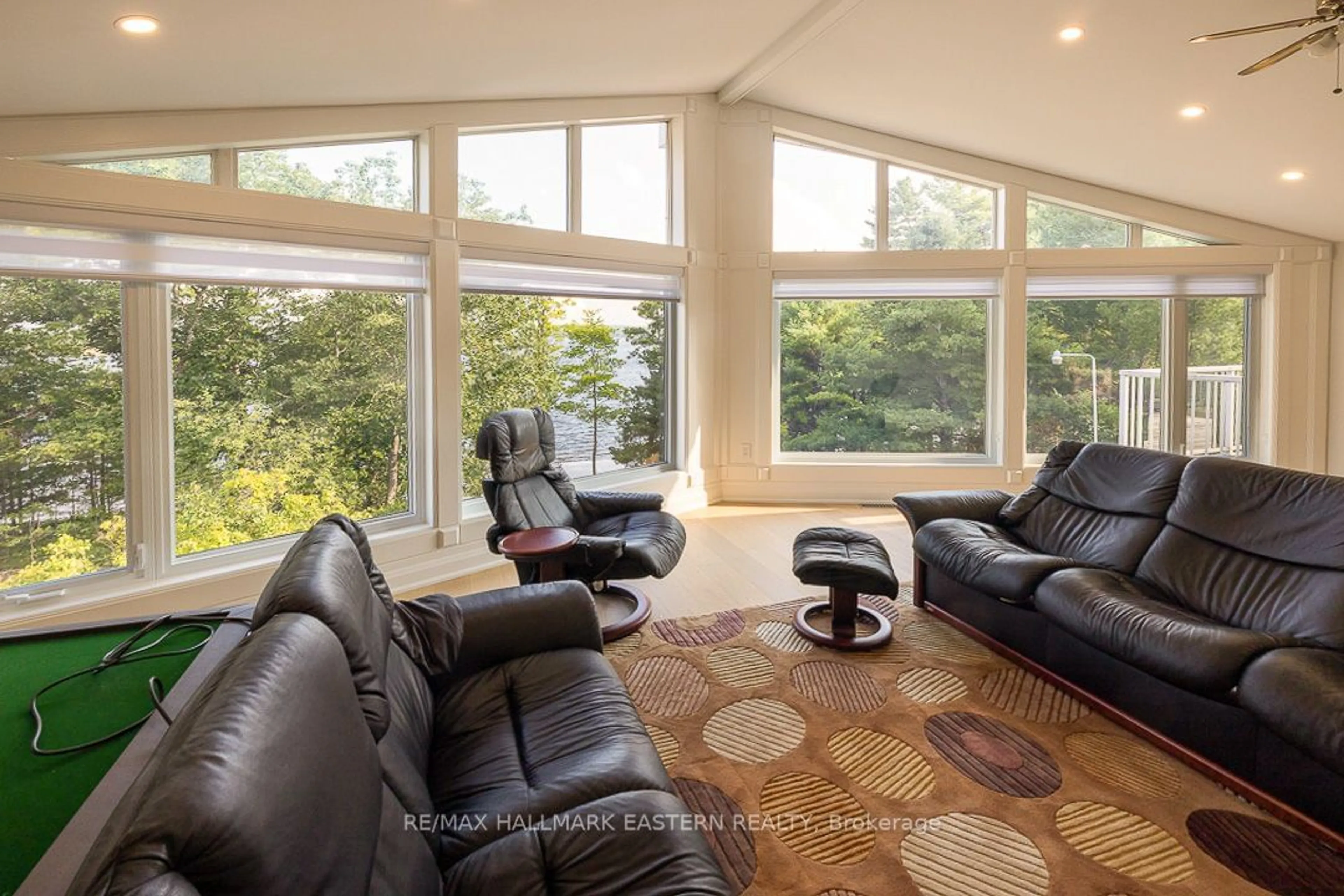 Living room, wood floors for 15 Oakridge Dr, North Kawartha Ontario K0L 3E0