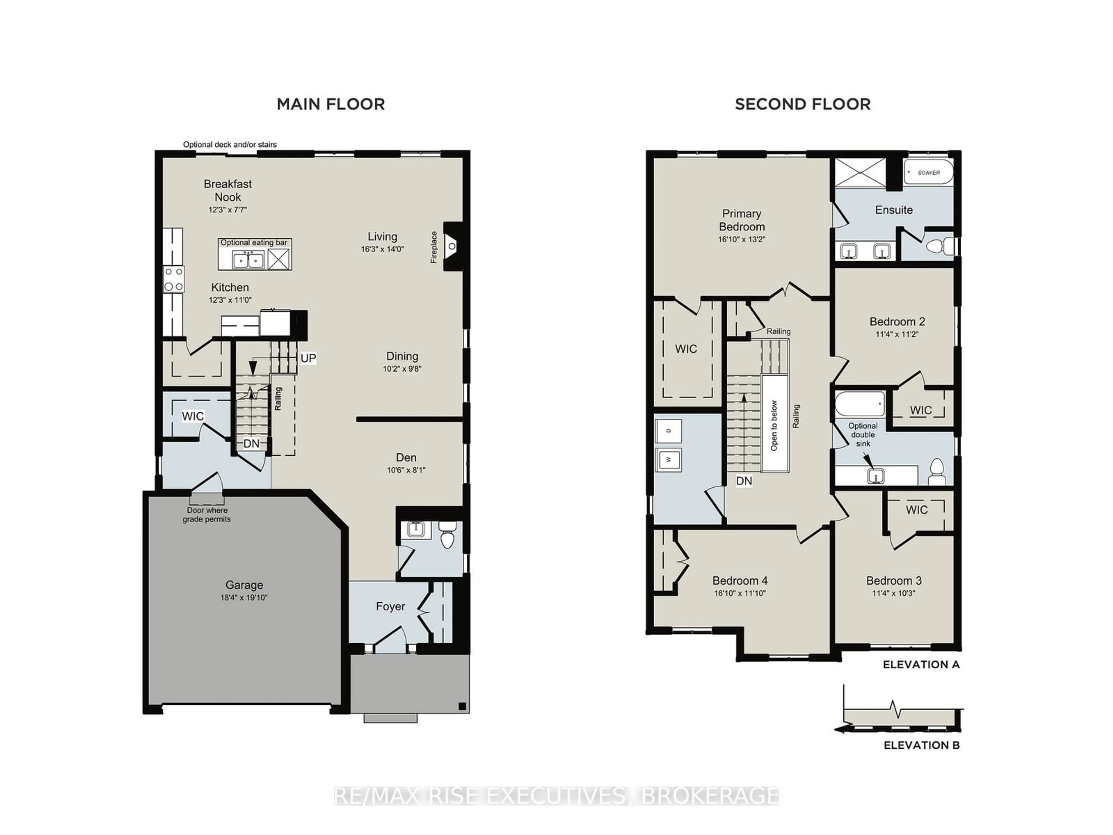 Floor plan for 482 Buckthorn Dr, Kingston Ontario K7P 0N3