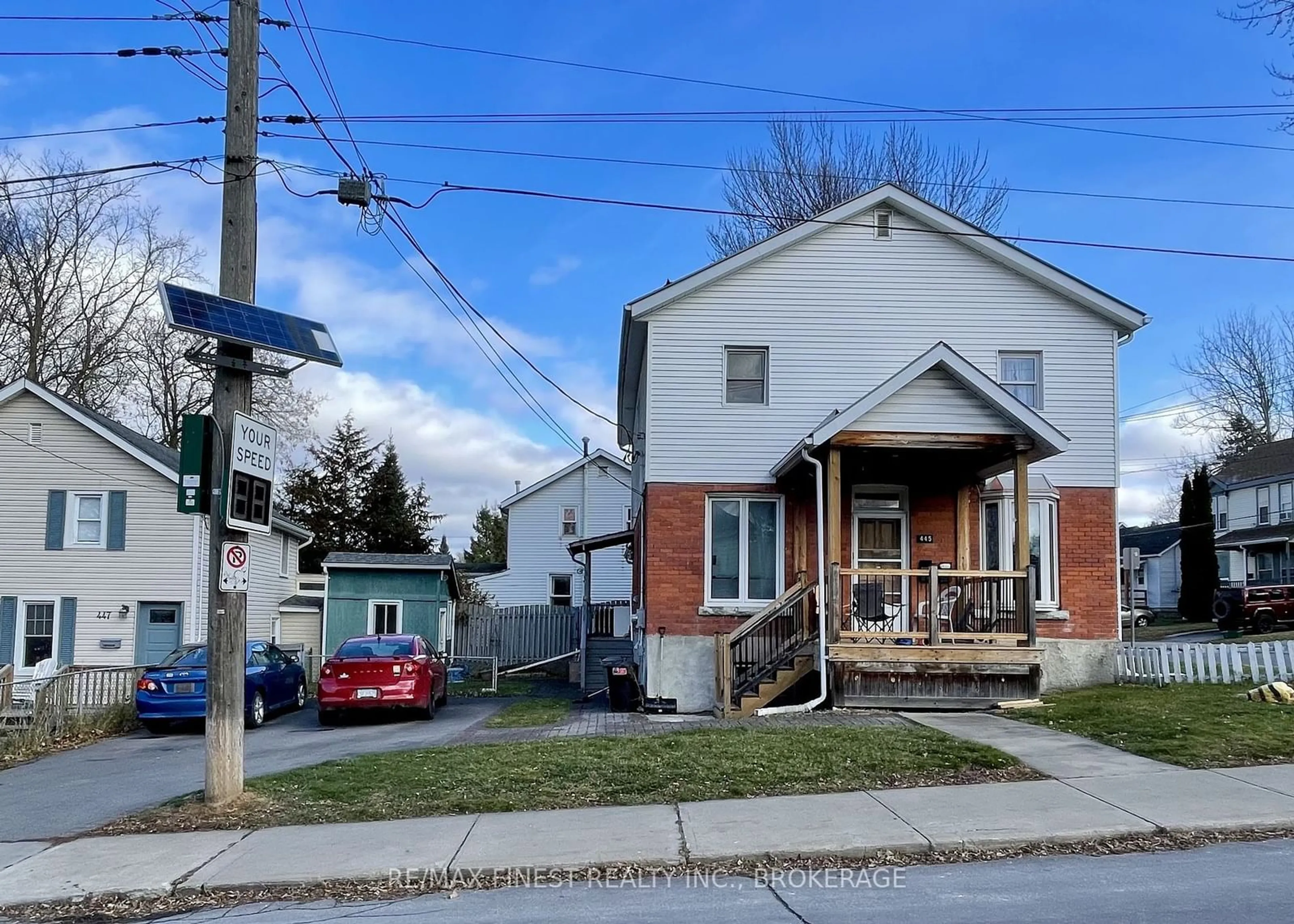 Frontside or backside of a home, the street view for 445 Barrie St, Kingston Ontario K7K 3V1