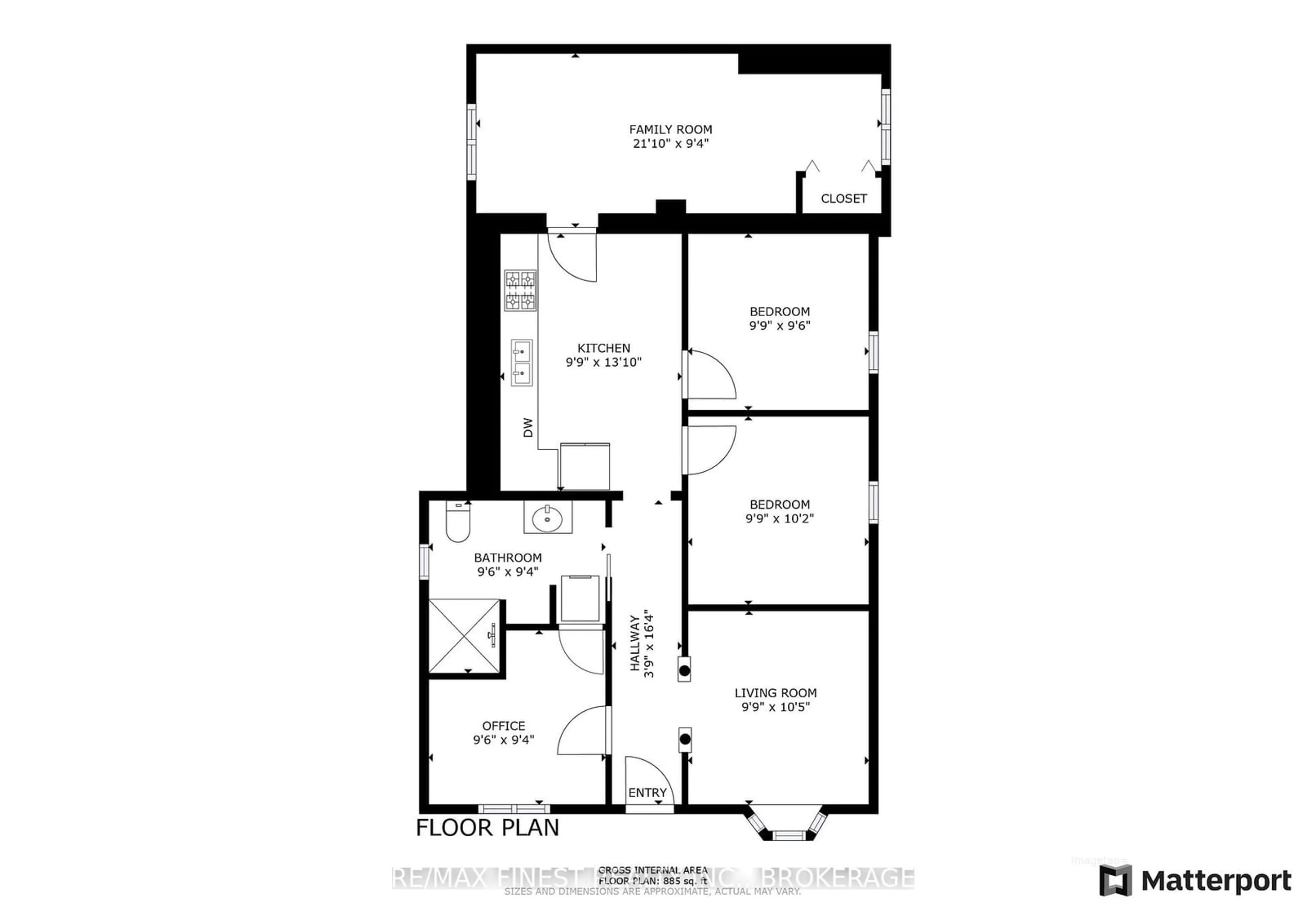 Floor plan for 445 Barrie St, Kingston Ontario K7K 3V1