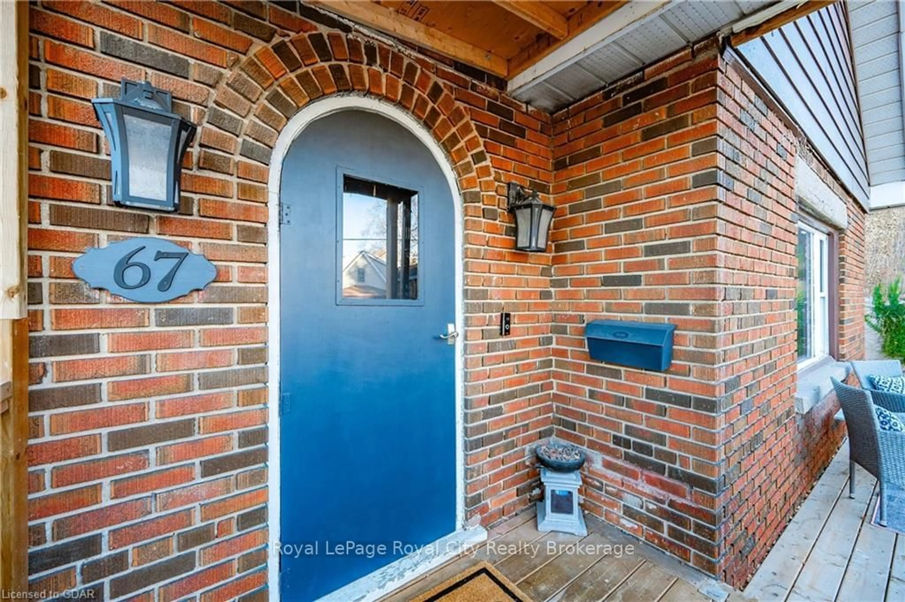 Home with brick exterior material for 67 HAYES Ave, Guelph Ontario N1E 5V7