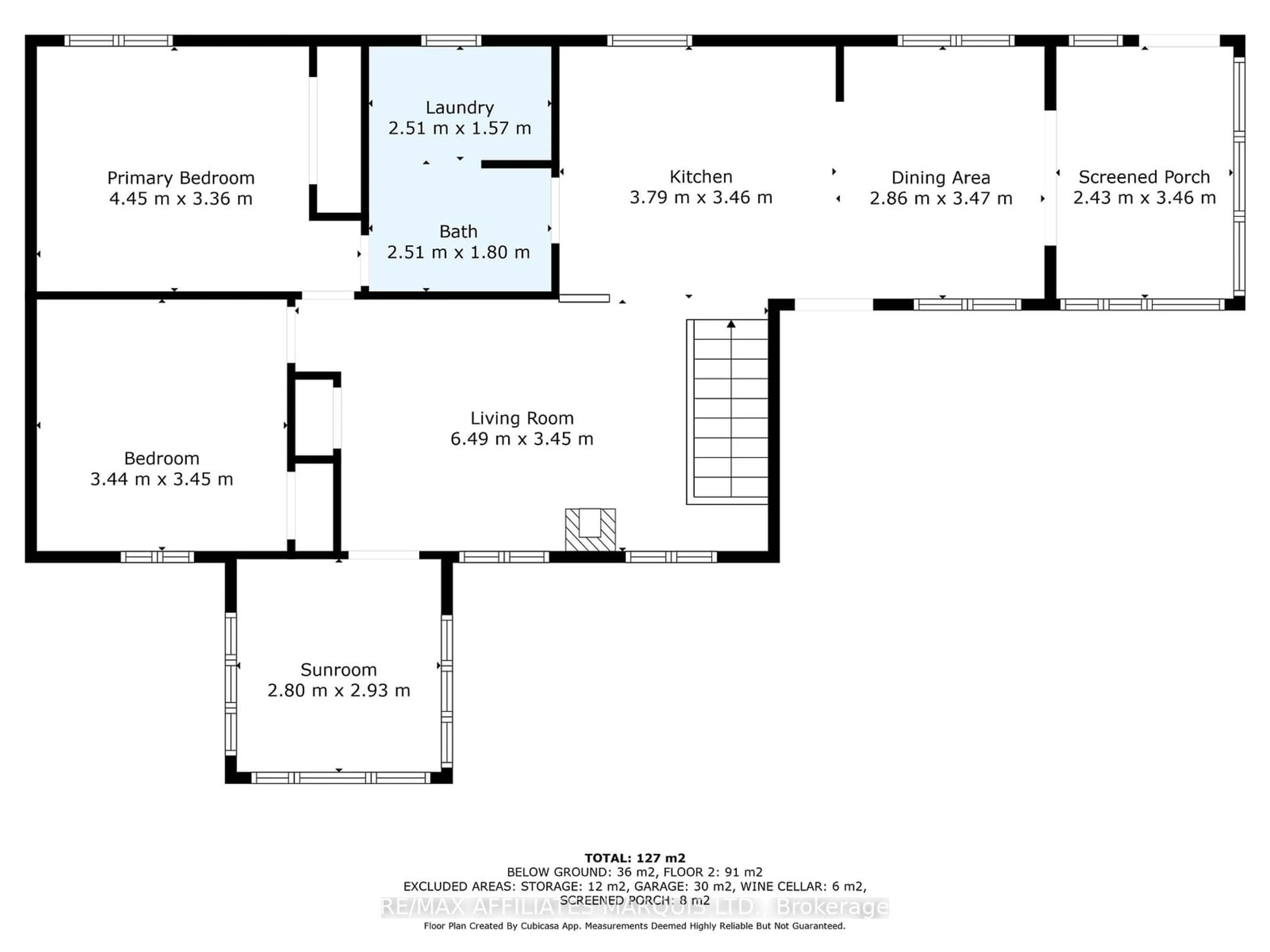 Floor plan for 21107 Conc 5 Rd, South Glengarry Ontario K0C 1Z0